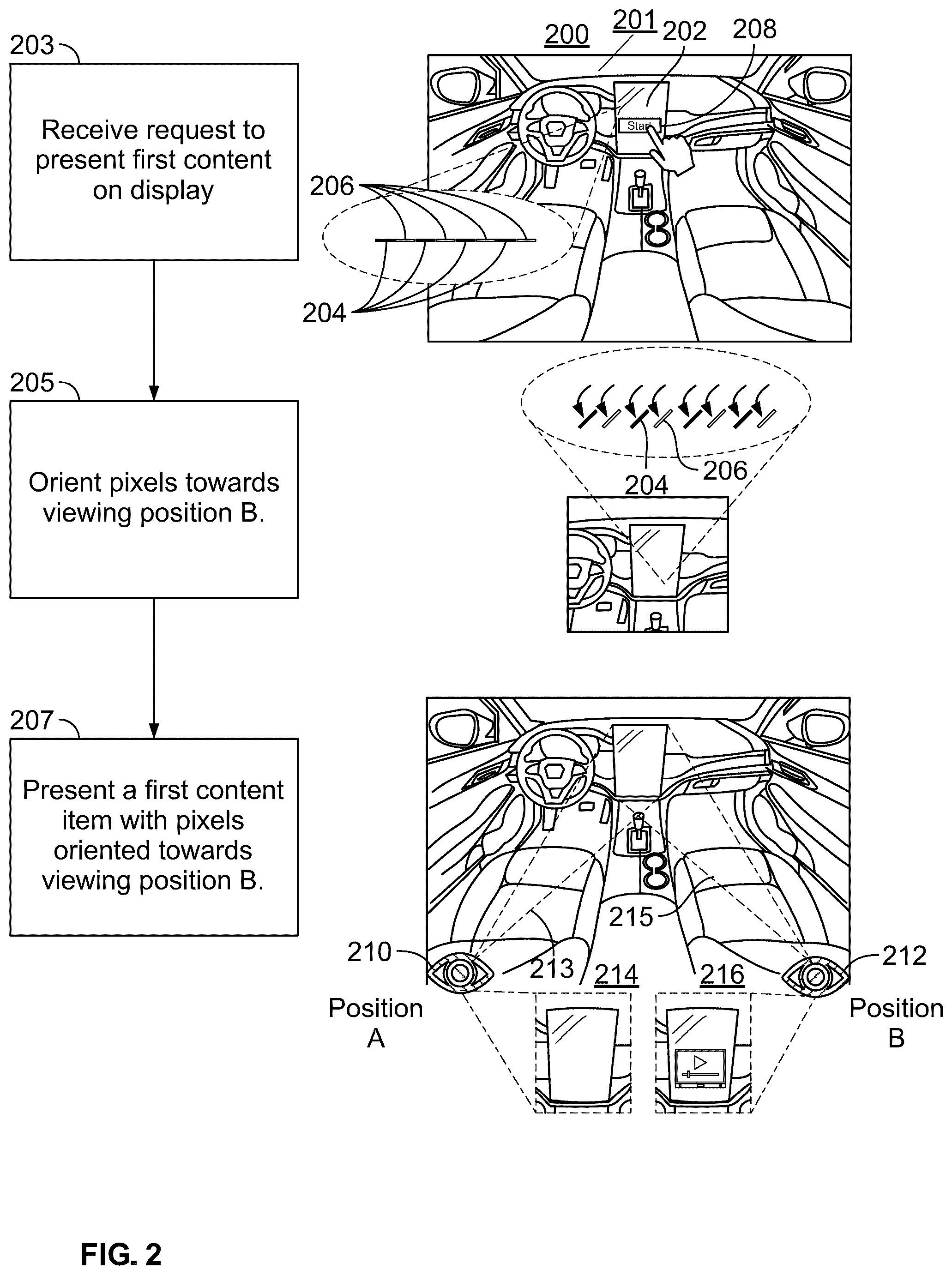 Patent US12592172 Figure 2 – Systems, methods, and apparatuses for providing a versatile MEMS-based display