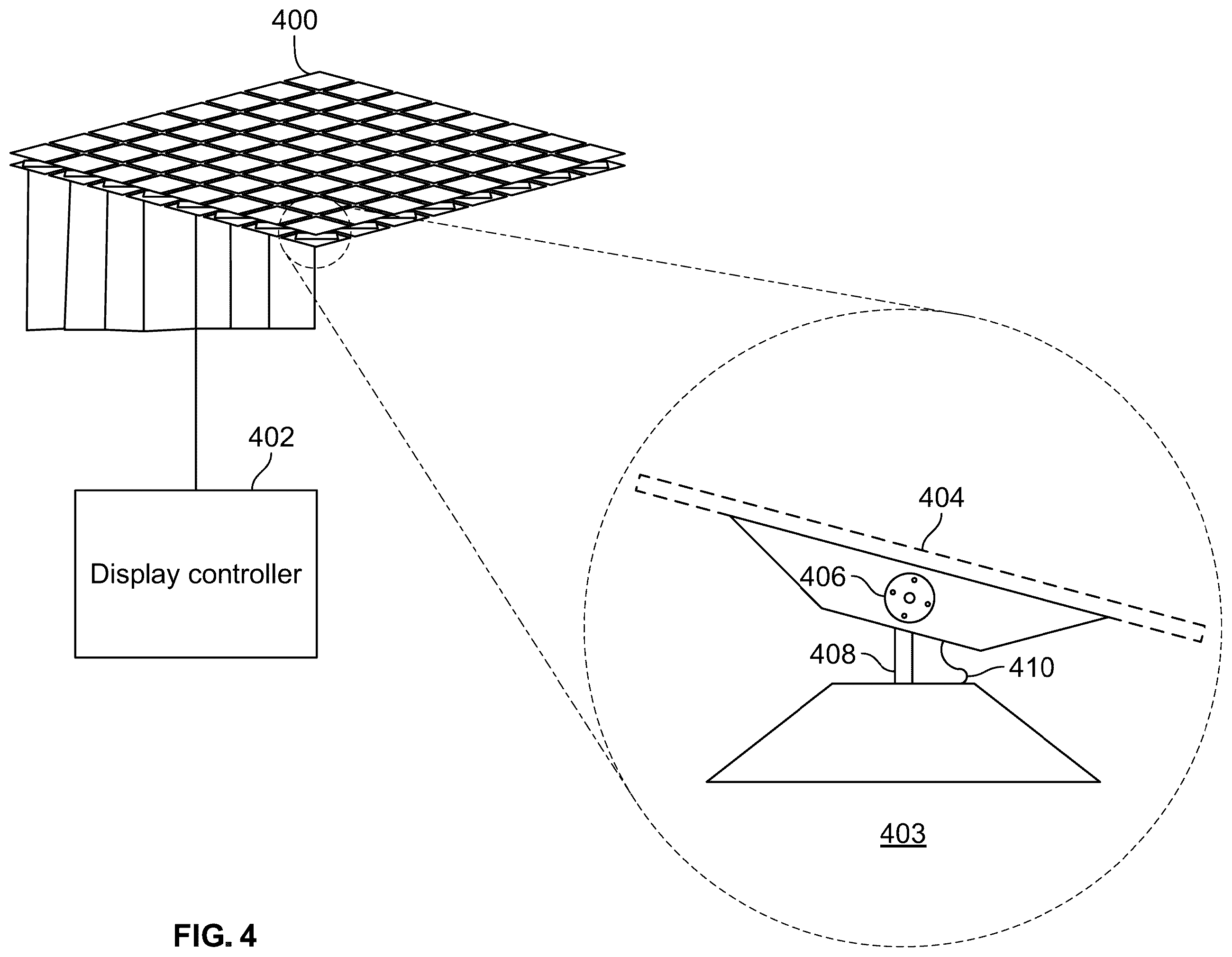 Patent US12592172 Figure 4 – Systems, methods, and apparatuses for providing a versatile MEMS-based display