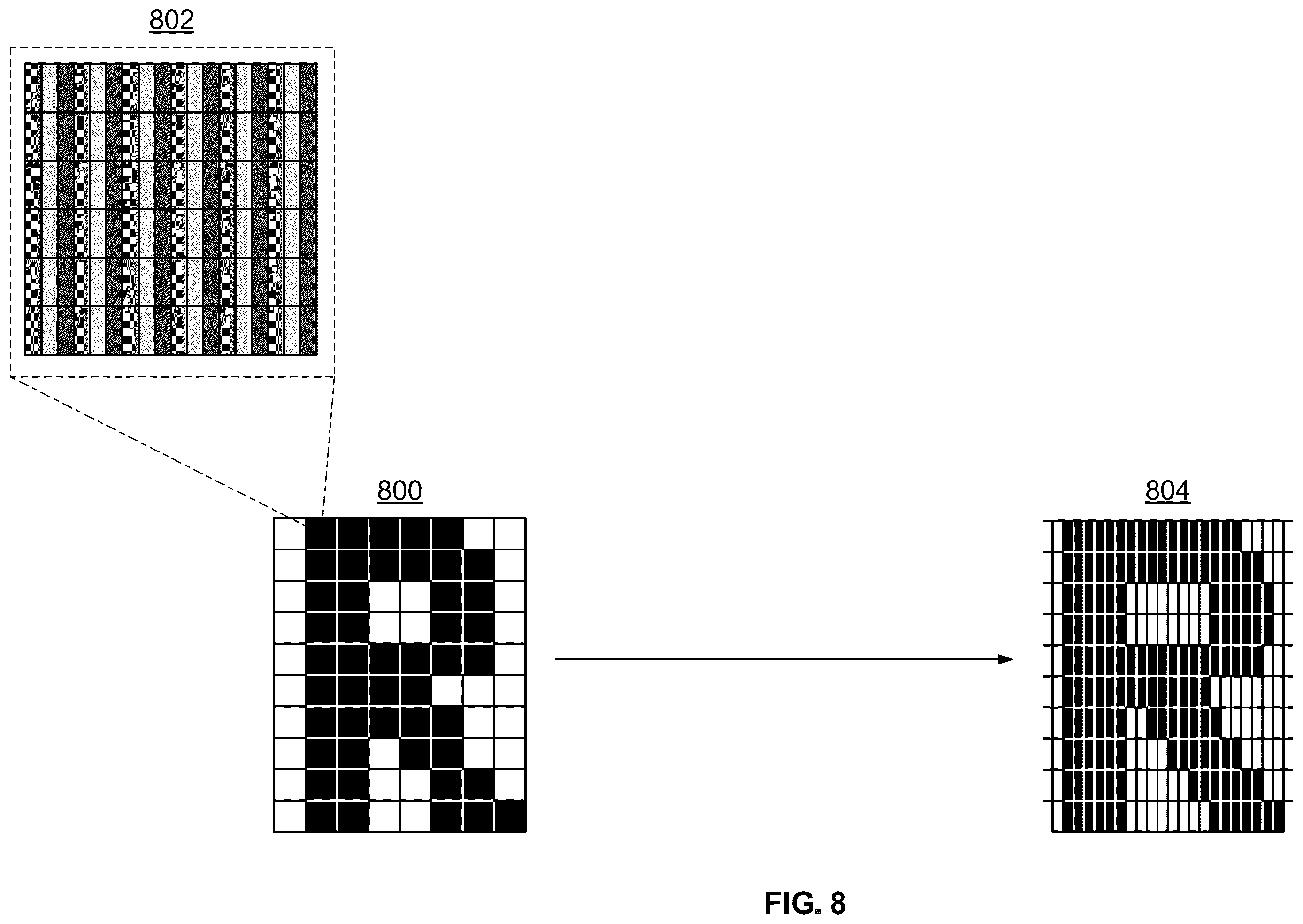 Patent US12592172 Figure 8 – Systems, methods, and apparatuses for providing a versatile MEMS-based display