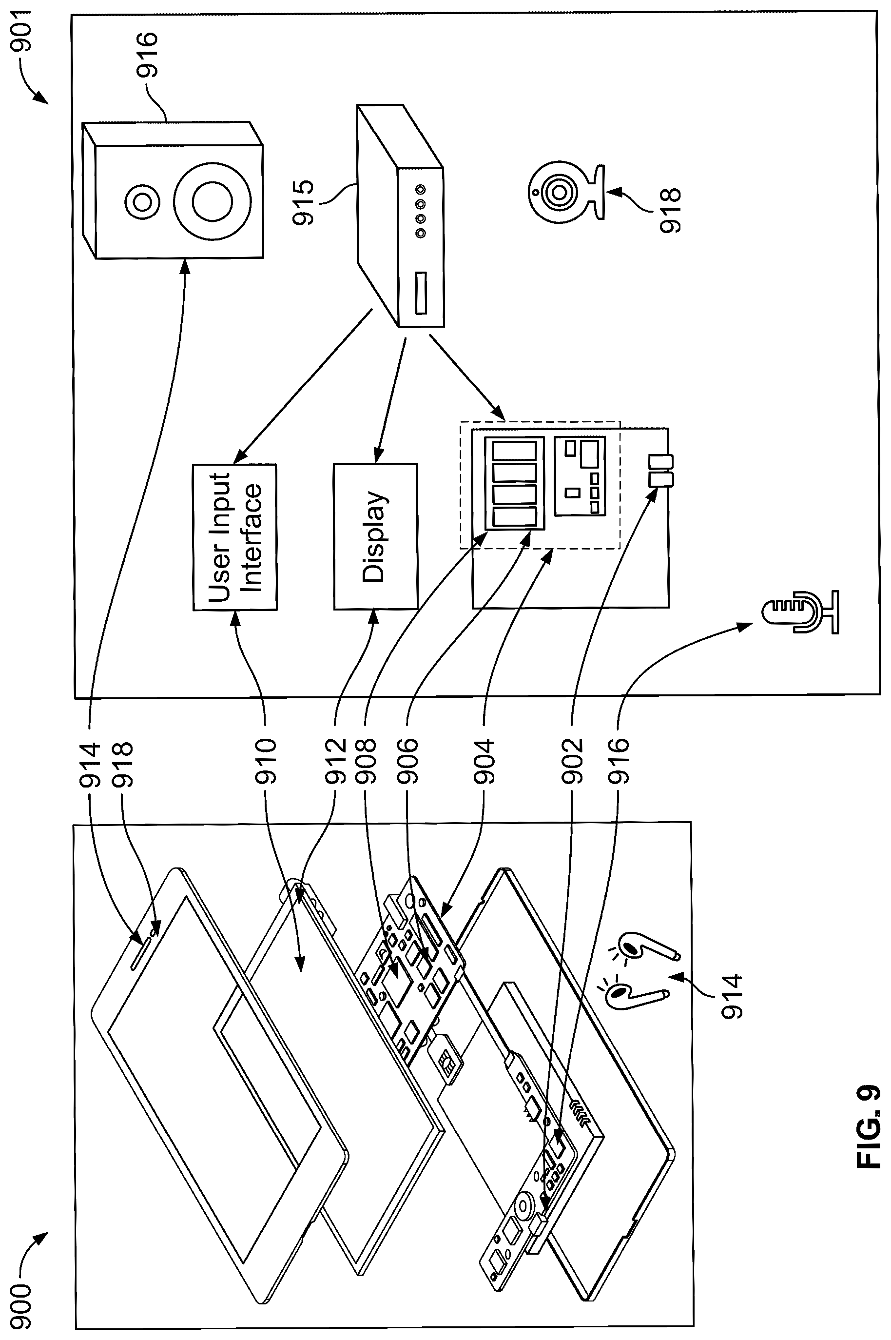 Patent US12592172 Figure 9 – Systems, methods, and apparatuses for providing a versatile MEMS-based display