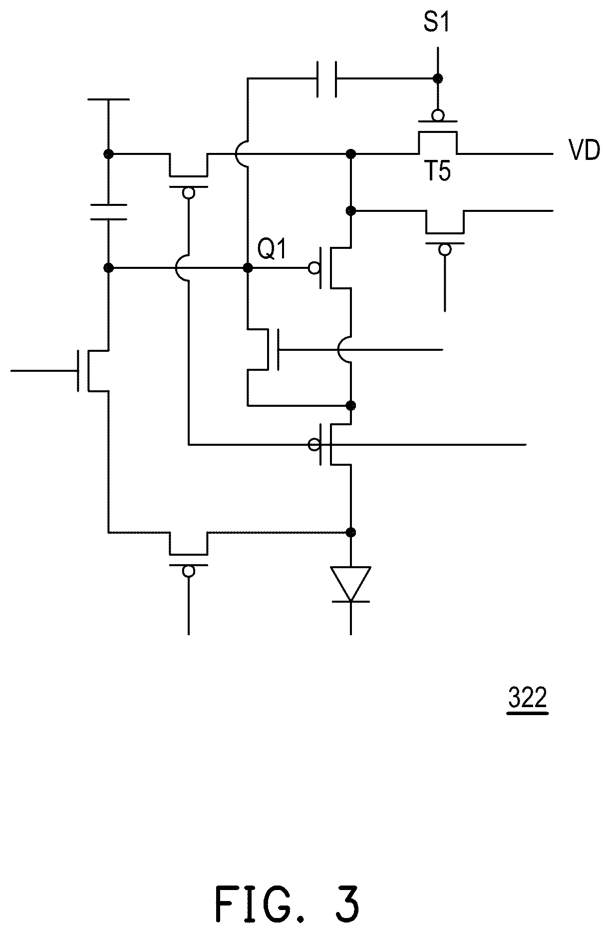 Patent US12592175 Figure 3 – Gate driver circuit and method for driving display panel