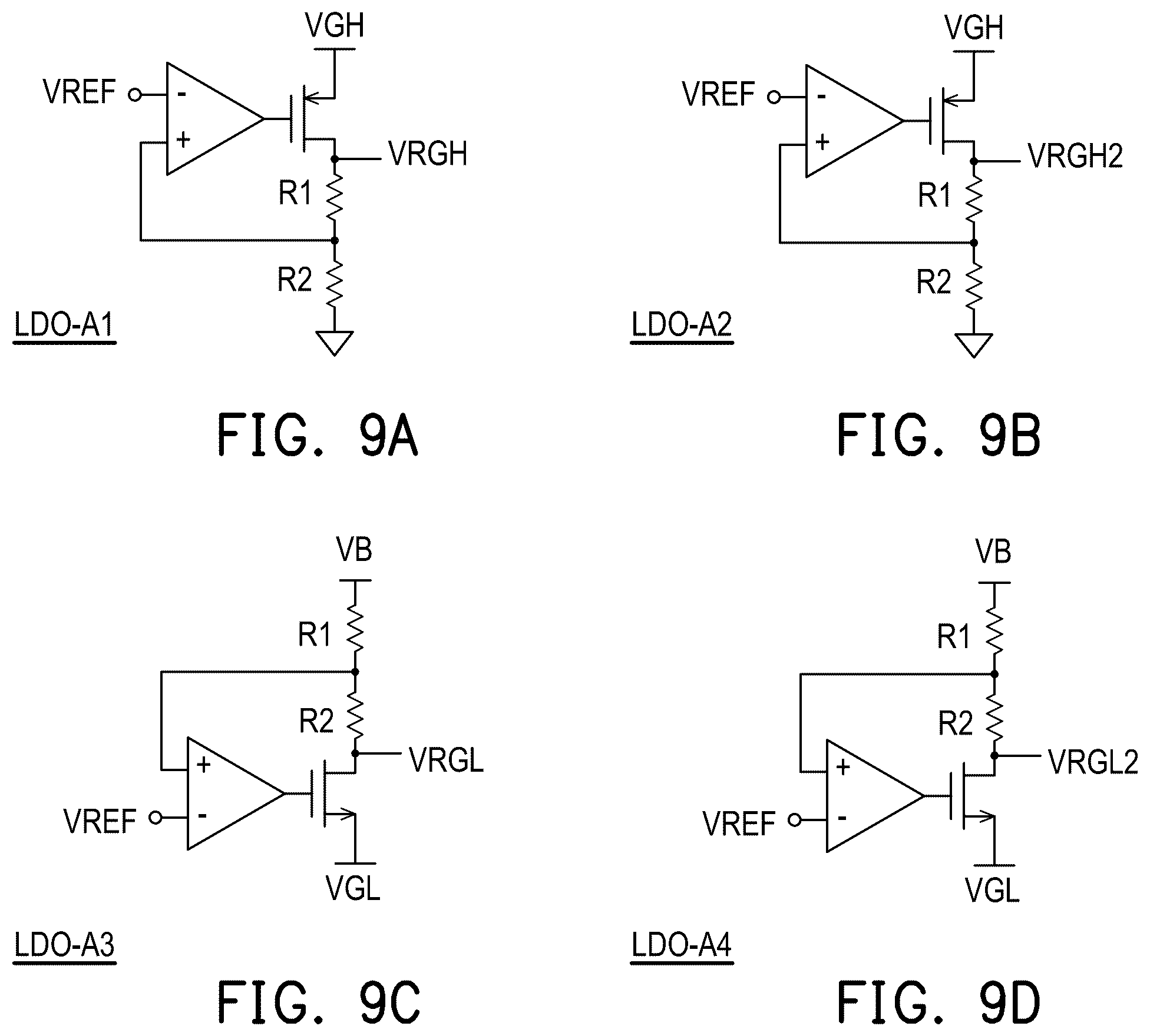 Patent US12592175 Figure 9 – Gate driver circuit and method for driving display panel