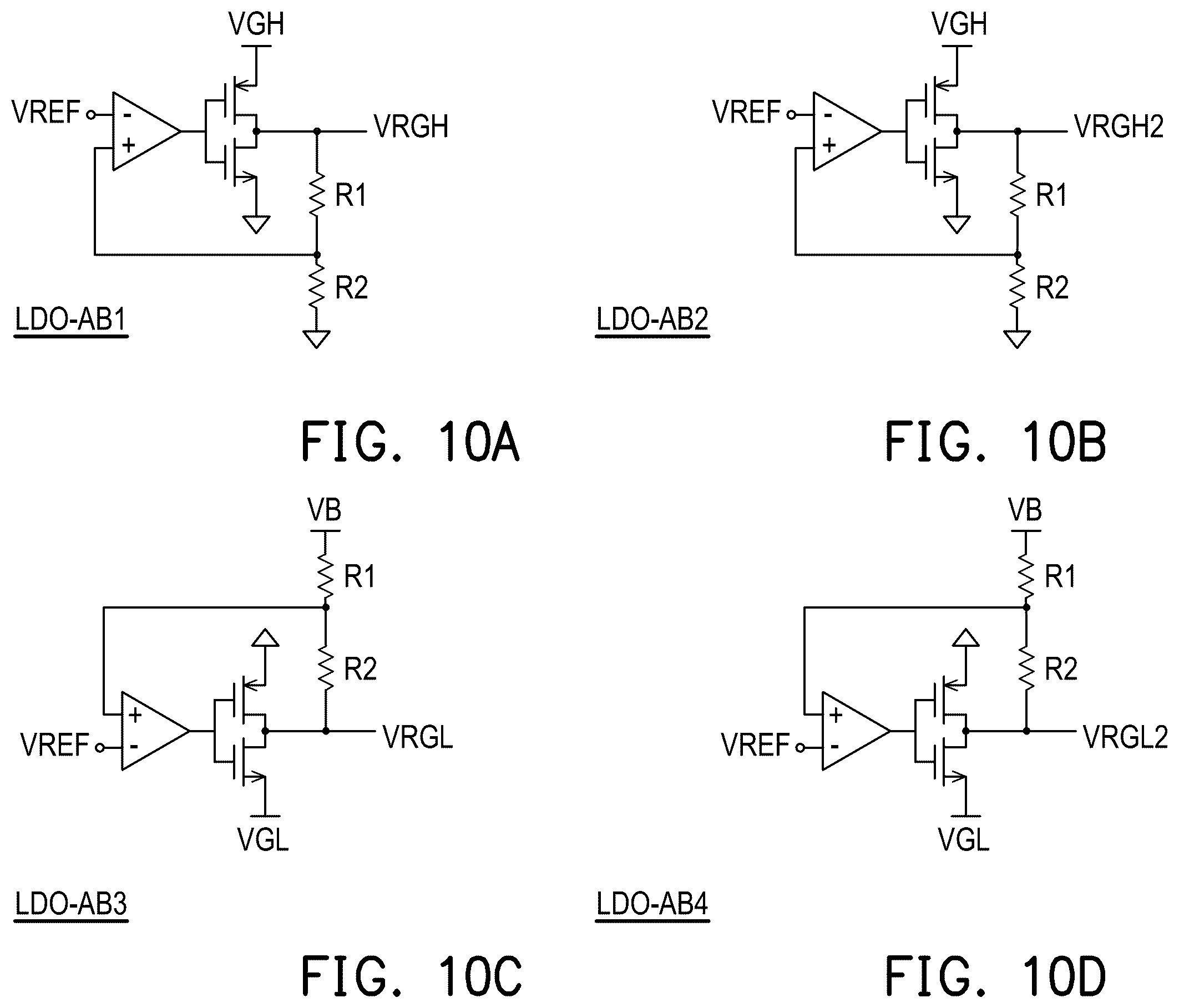 Patent US12592175 Figure 10 – Gate driver circuit and method for driving display panel