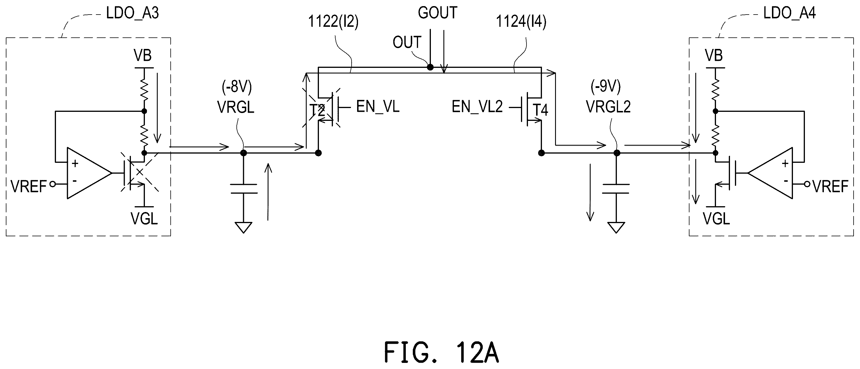 Patent US12592175 Figure 13 – Gate driver circuit and method for driving display panel