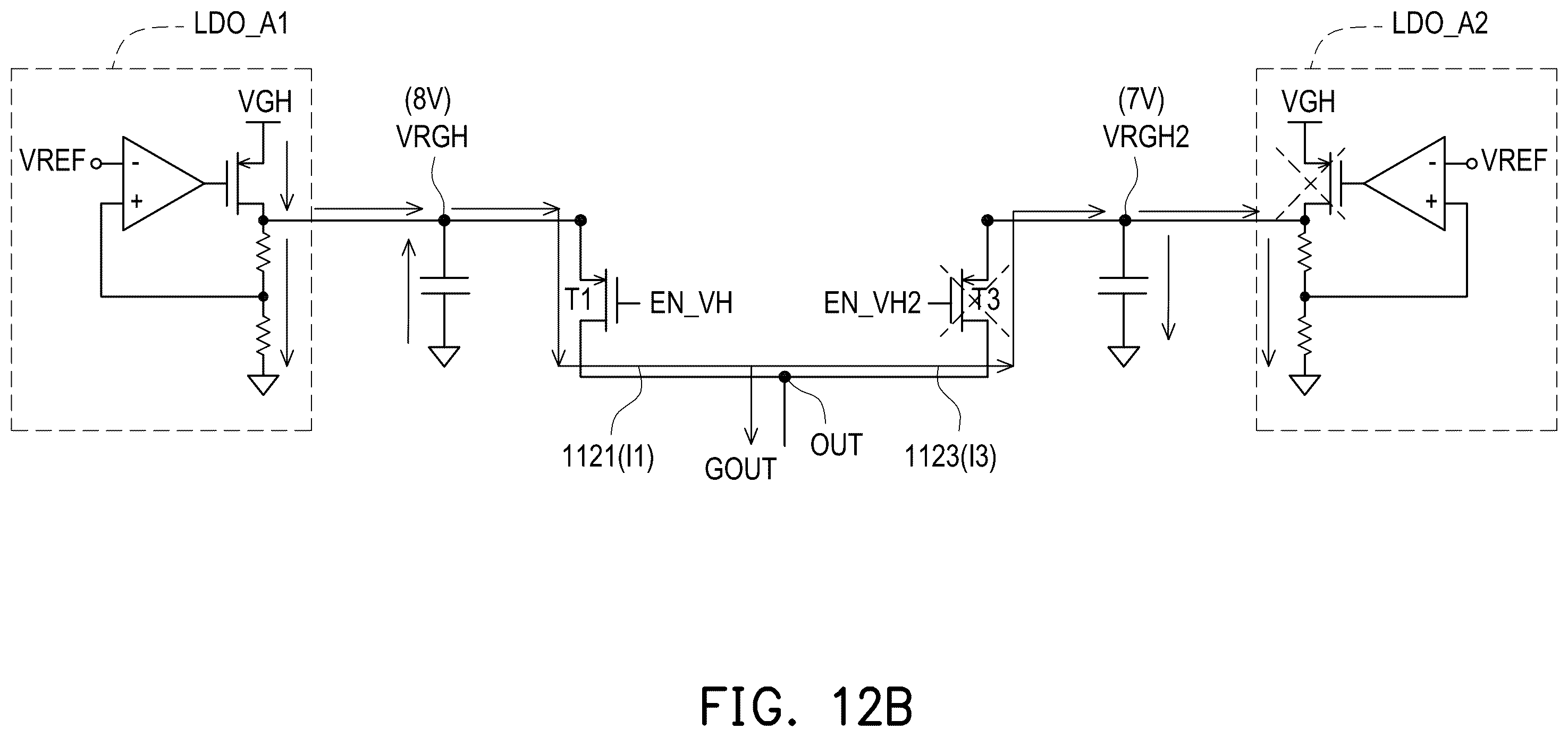 Patent US12592175 Figure 14 – Gate driver circuit and method for driving display panel