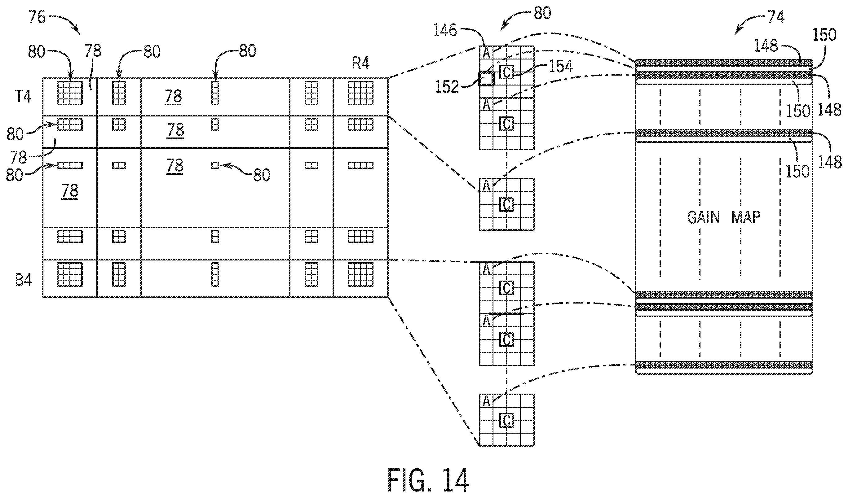 Patent US12592177 Figure 12 – Foveated display burn-in statistics and burn-in compensation systems and methods