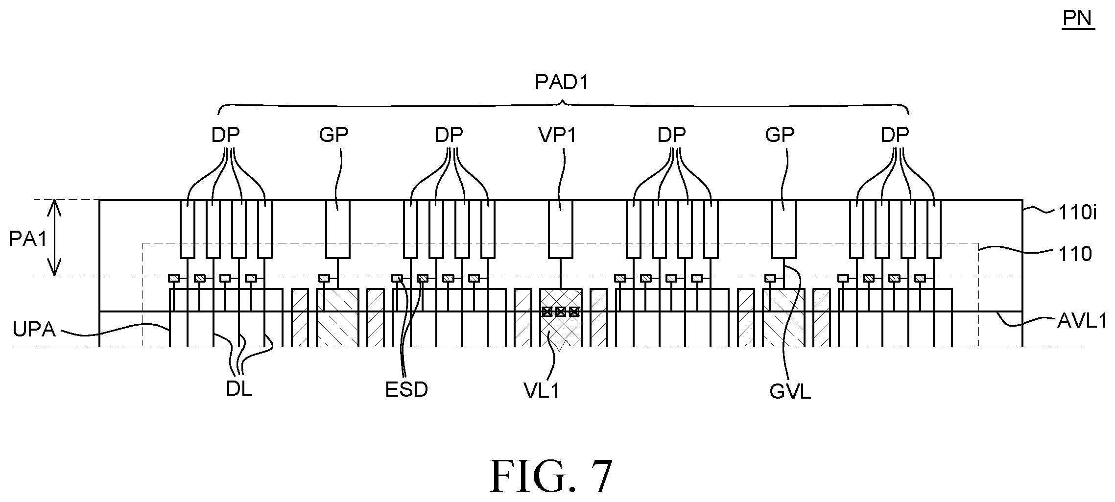 Patent US12592178 Figure 9 – Display device including an electrostatic discharge circuit for discharging static electricity