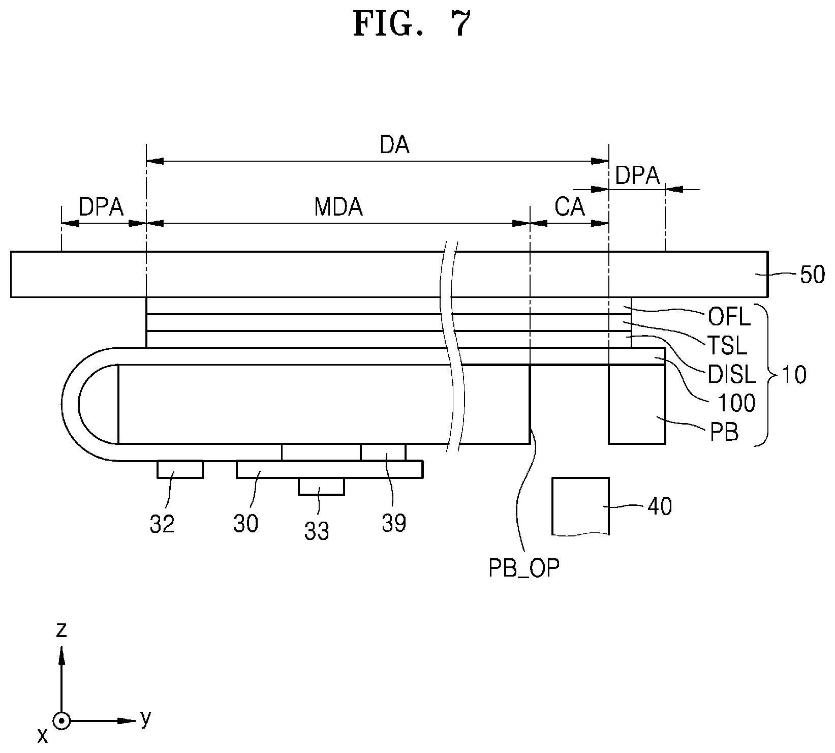 Patent US12592179 Figure 7 – Display panel and display apparatus including the same