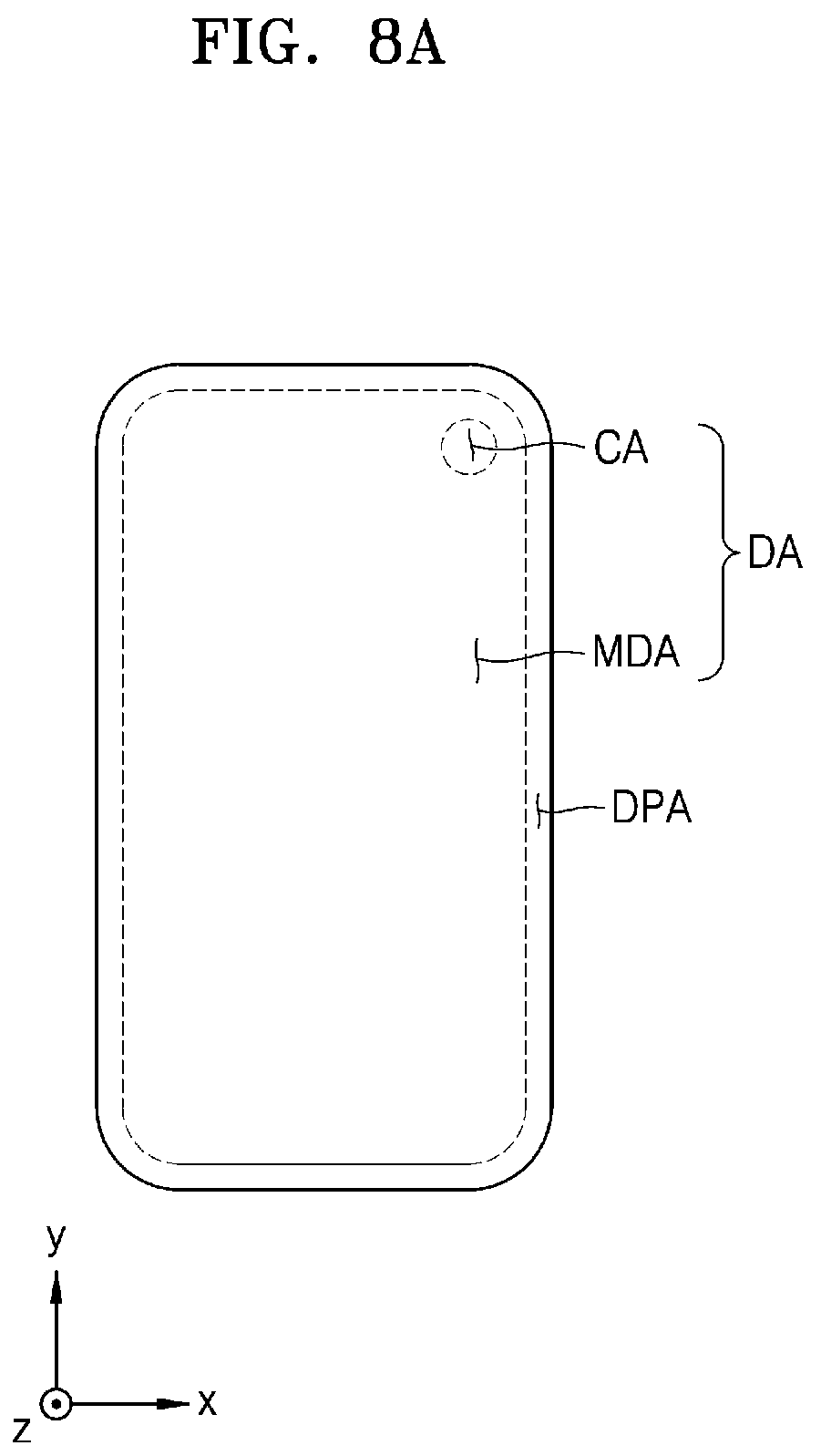 Patent US12592179 Figure 8 – Display panel and display apparatus including the same