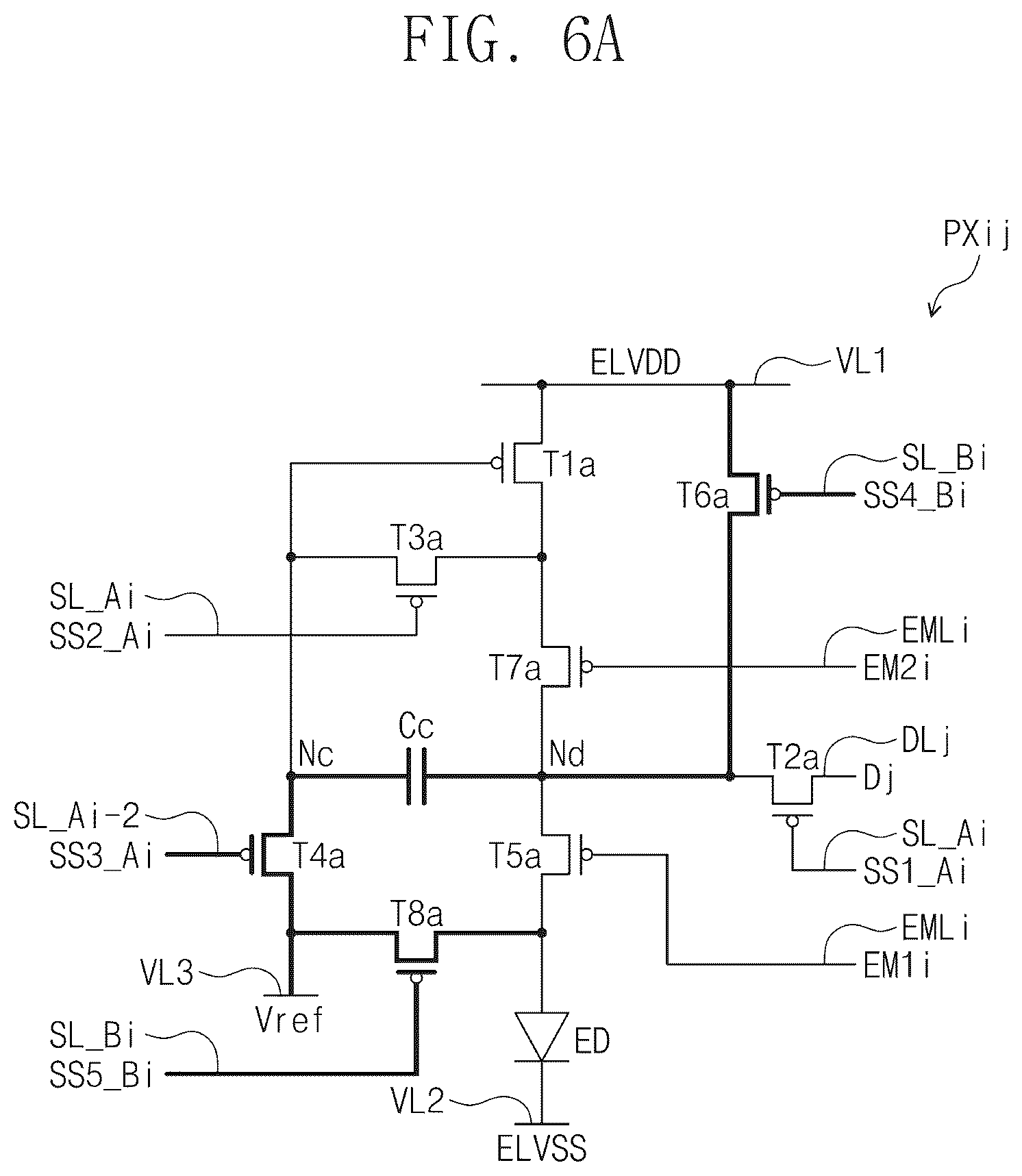 Patent US12592184 Figure 8 – Display device