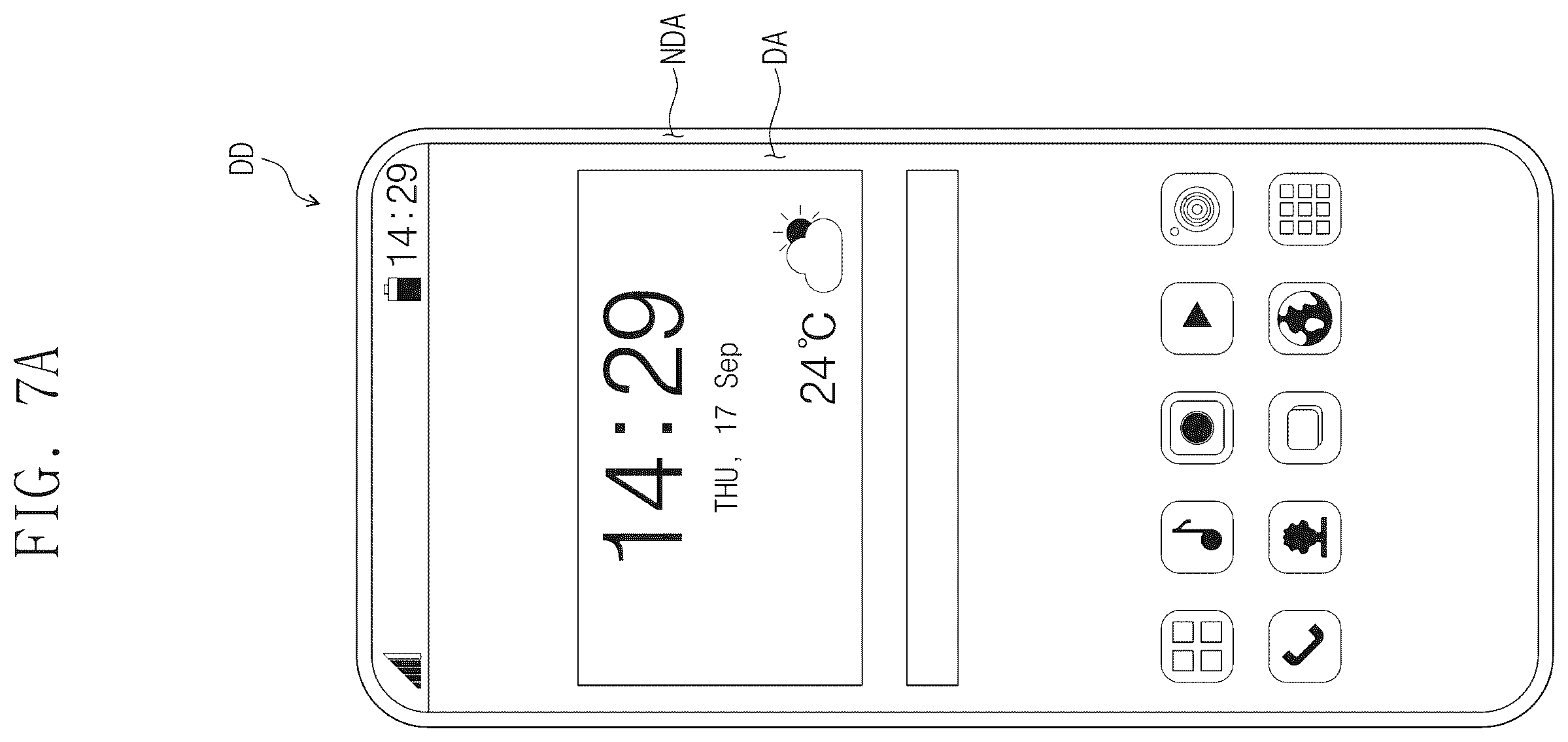 Patent US12592184 Figure 11 – Display device