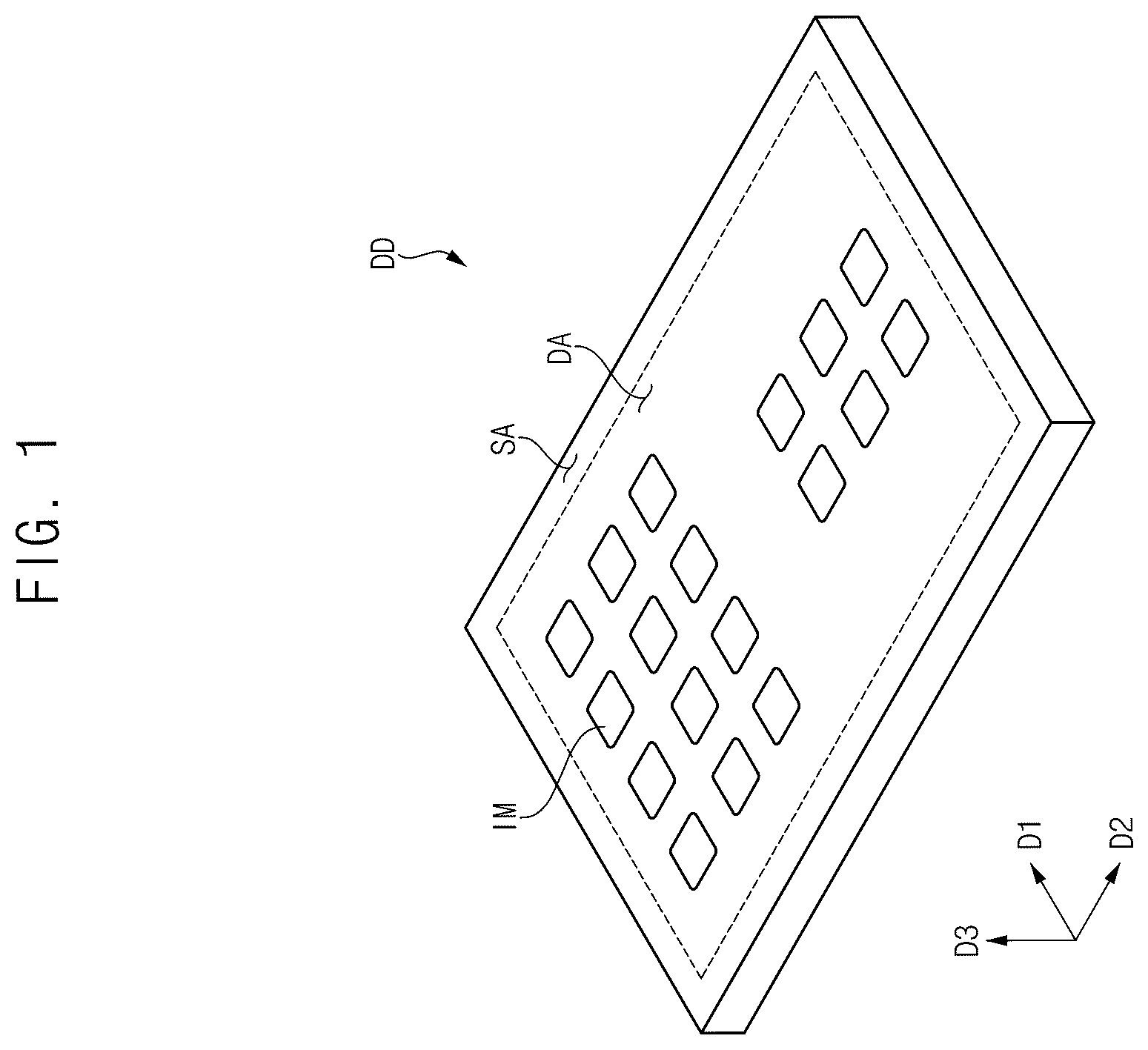 Patent US12592185 Figure 1 – Display device and electronic device including the same
