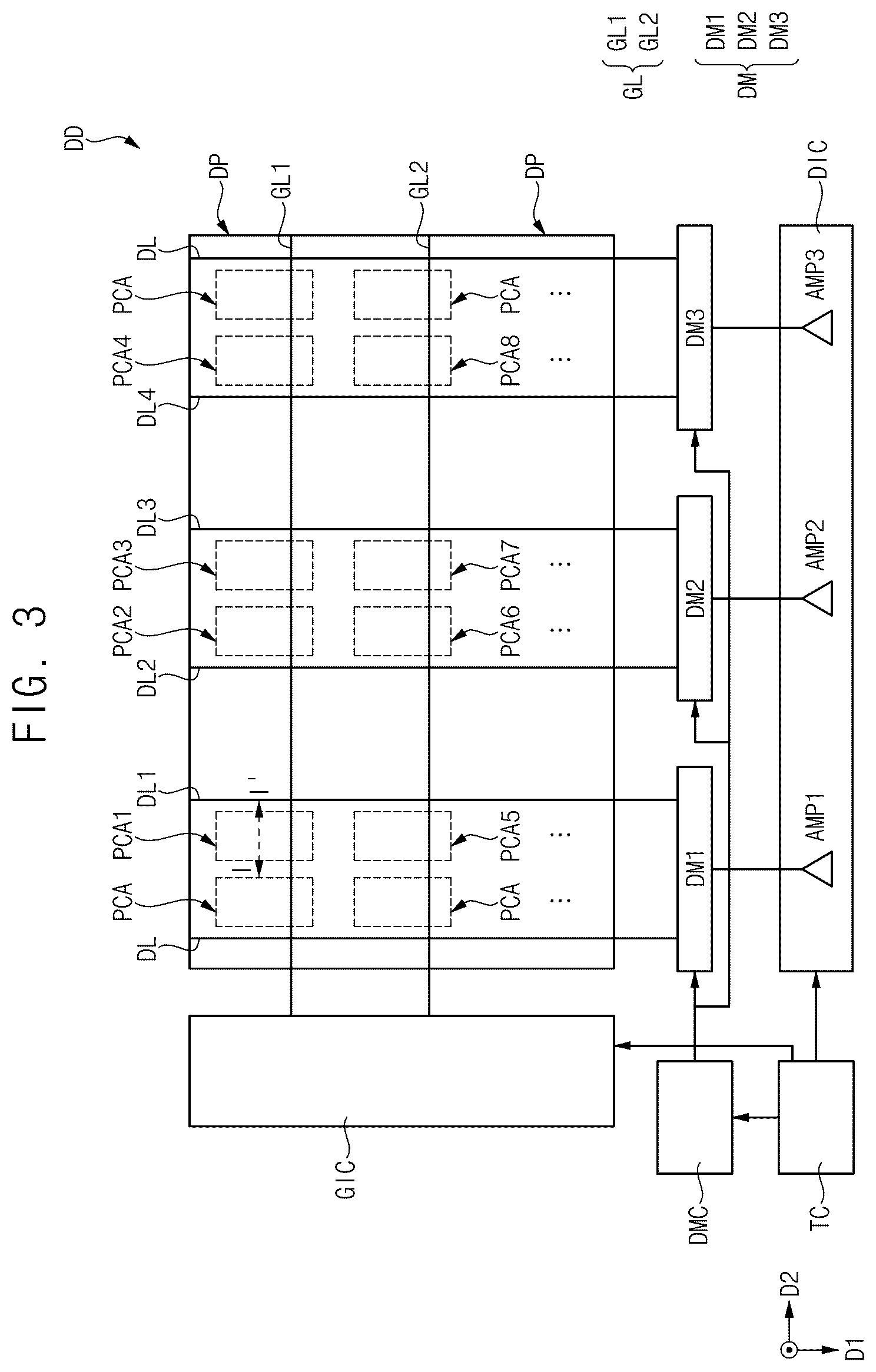 Patent US12592185 Figure 3 – Display device and electronic device including the same