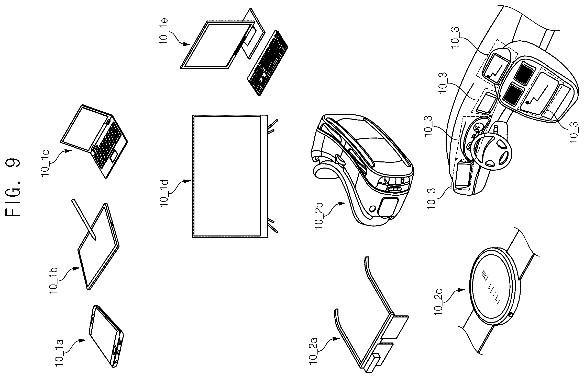 Patent US12592185 Figure 9 – Display device and electronic device including the same