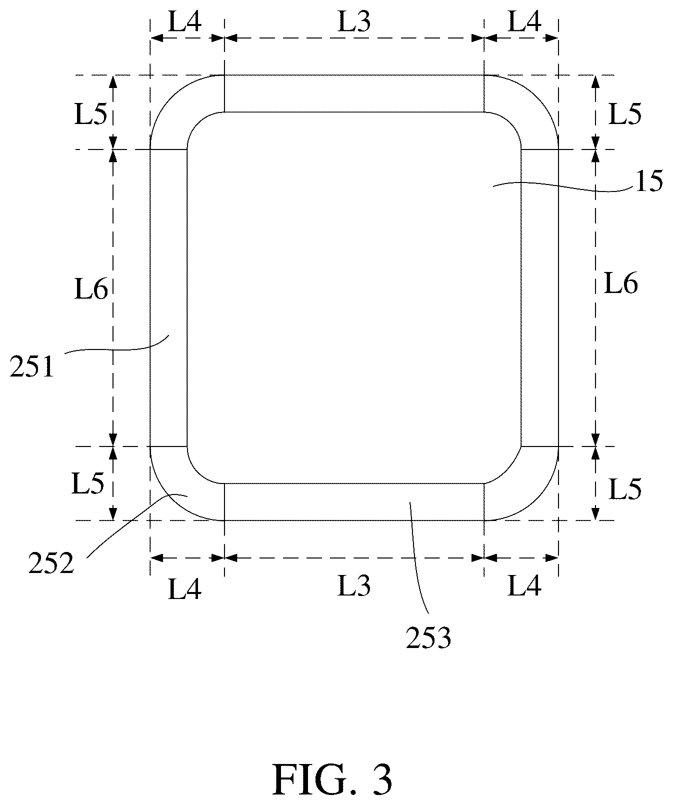 Patent US12592186 Figure 3 – Display device and display apparatus