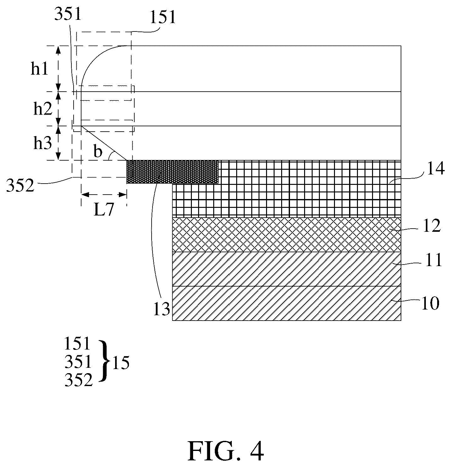 Patent US12592186 Figure 4 – Display device and display apparatus