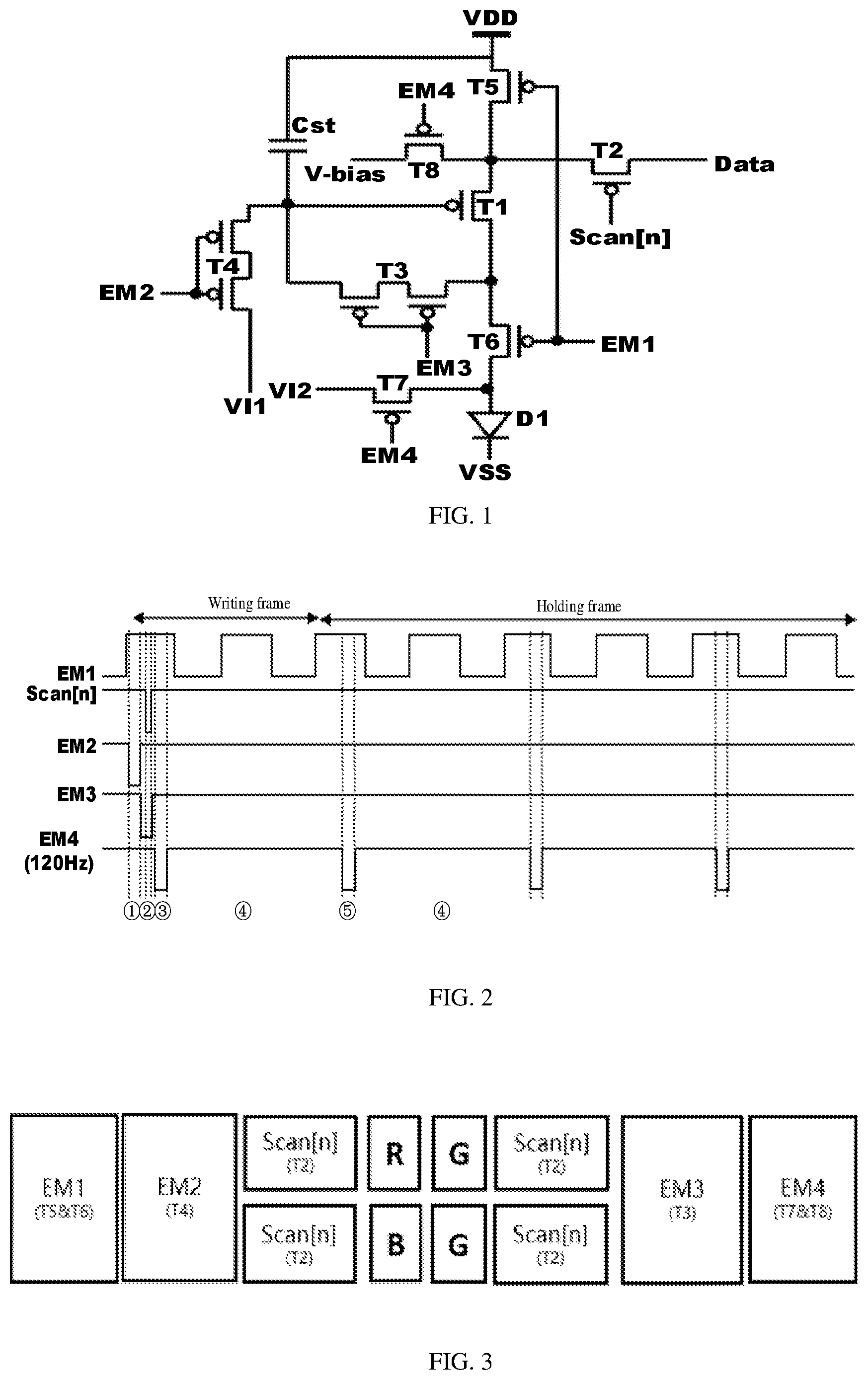 Patent US12592188 — Pixel circuits and display panels — Figure 1
