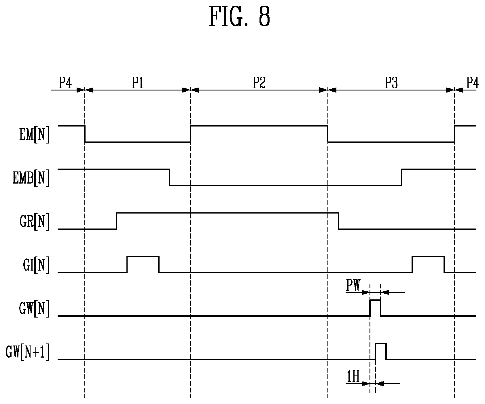 Patent US12592189 Figure 8 – Display device