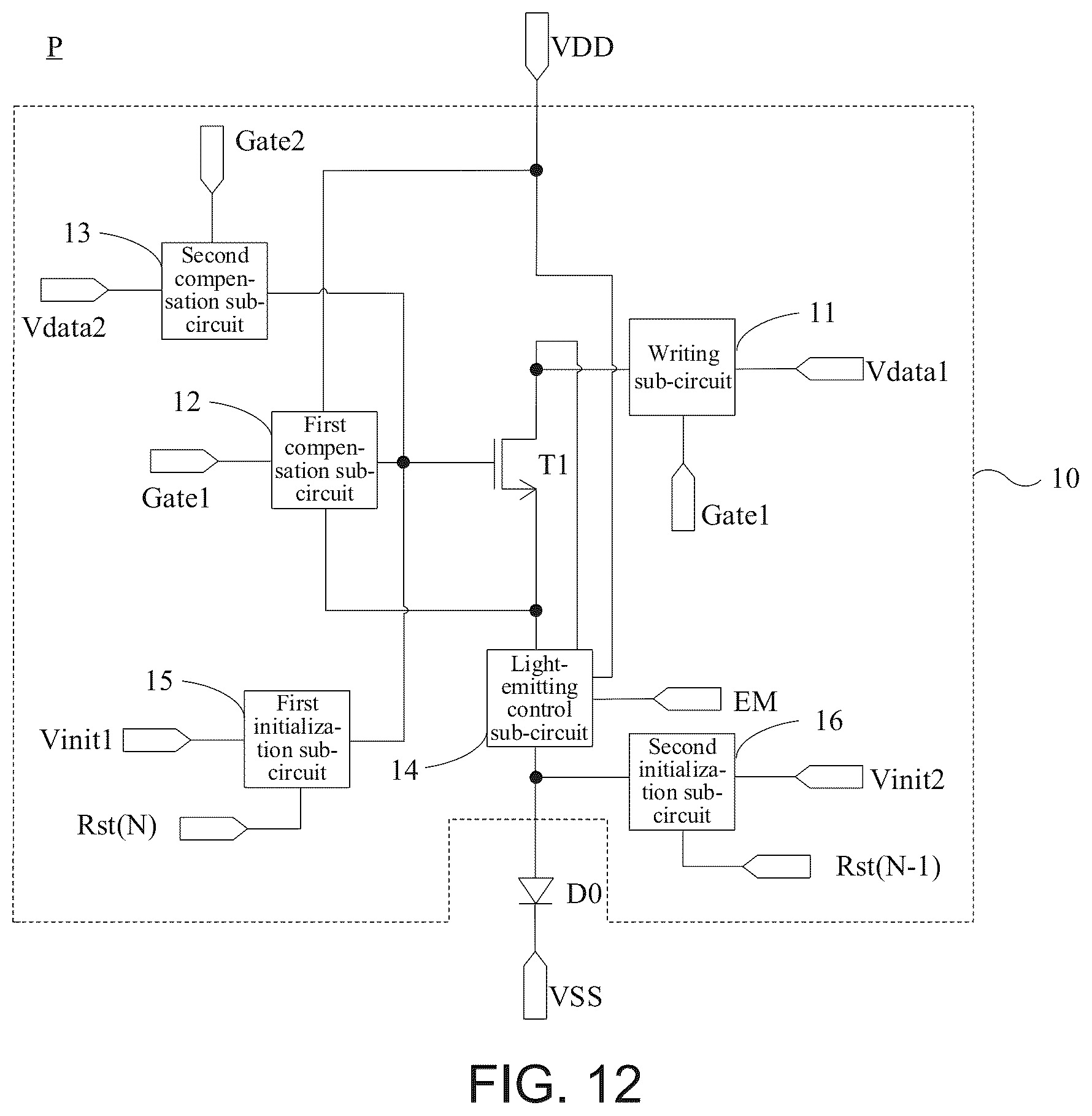 Patent US12592191 Figure 9 – Pixel driving circuit and driving method therefor, and display panel and display apparatus
