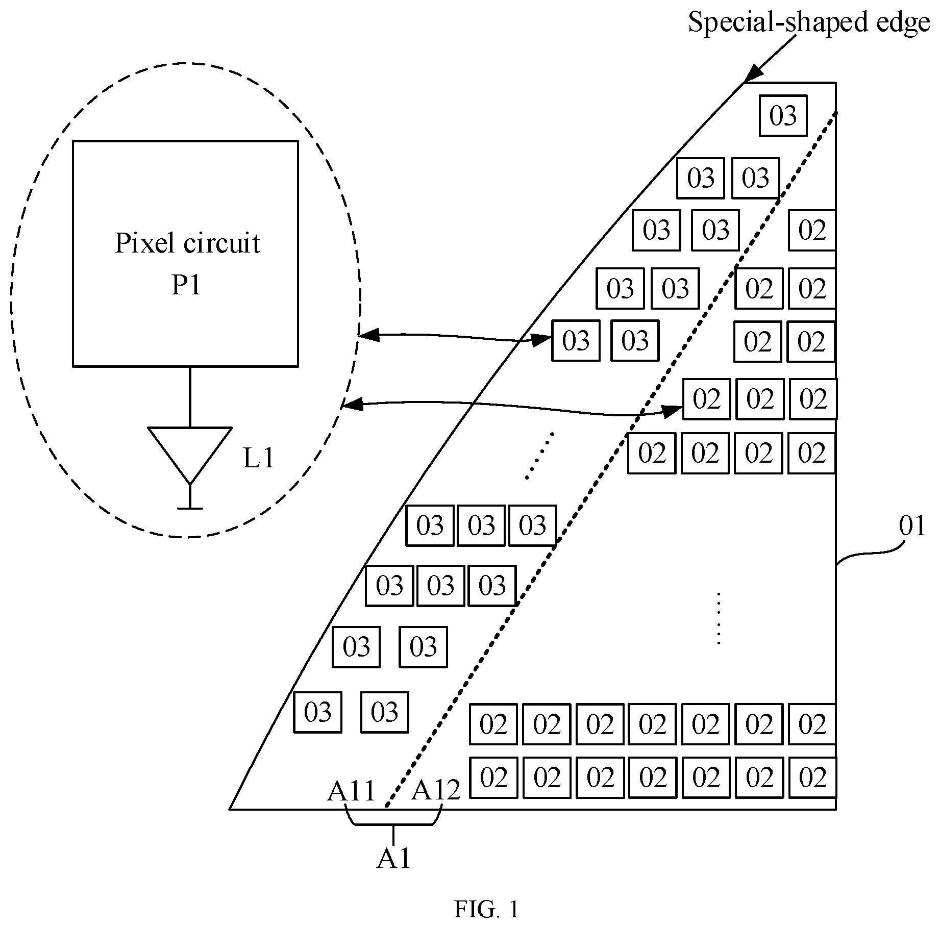 Patent US12592192 — Display panel and display device — Figure 1
