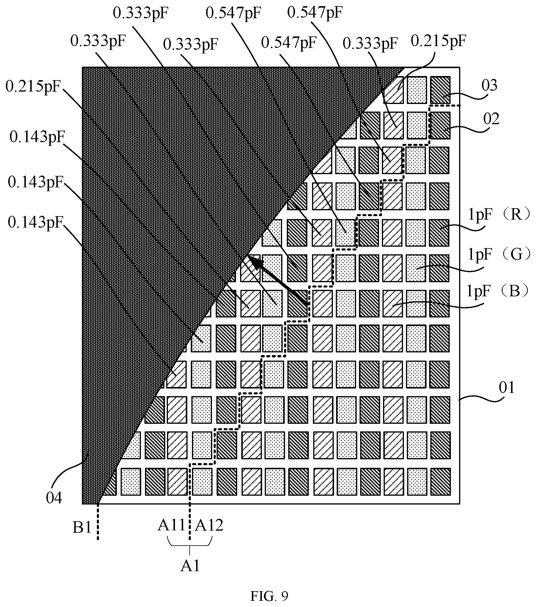 Patent US12592192 Figure 9 – Display panel and display device