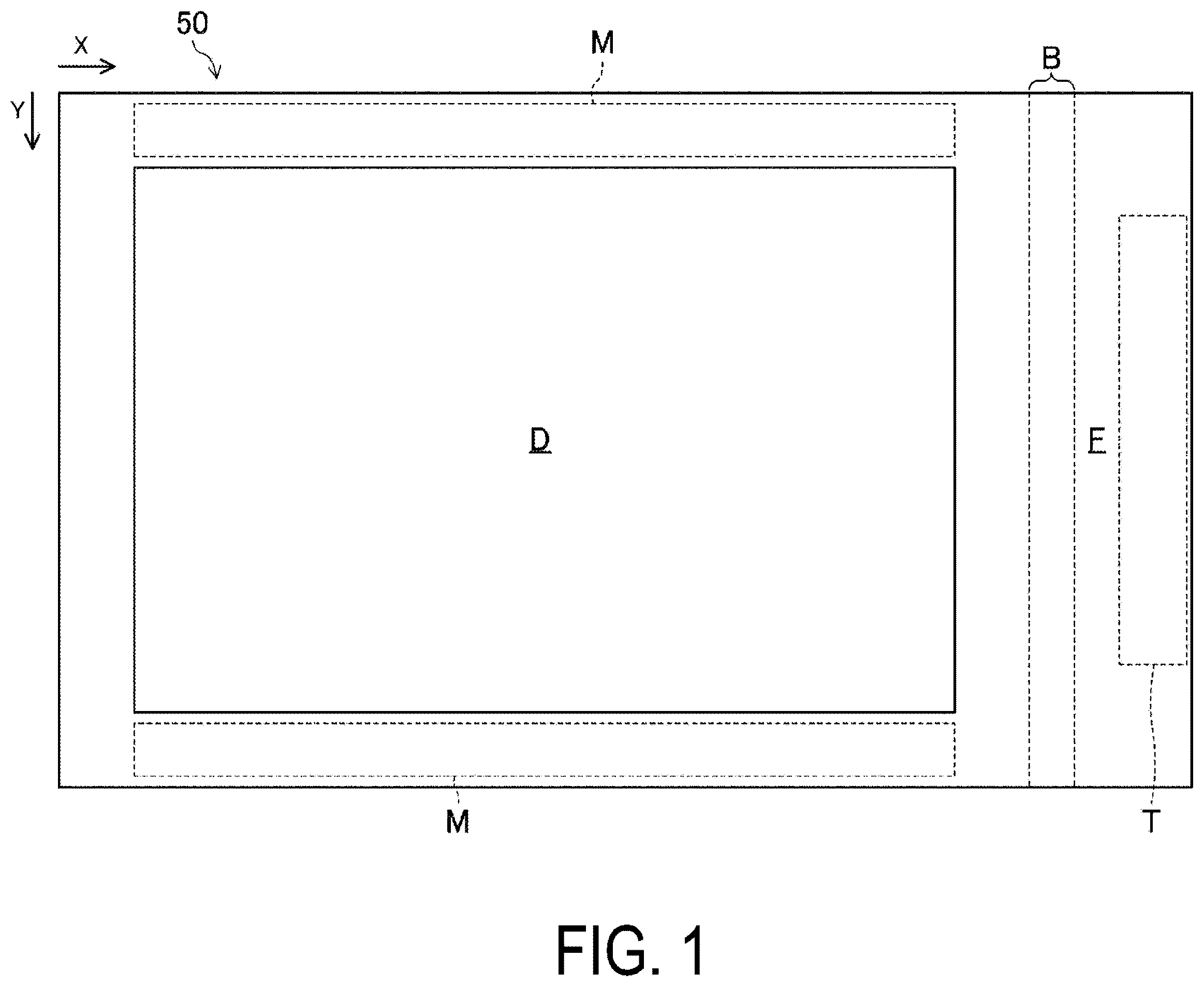 Patent US12592194 Figure 1 – Display device