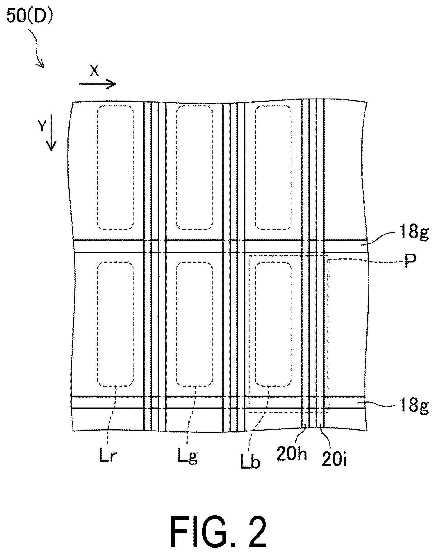 Patent US12592194 Figure 2 – Display device