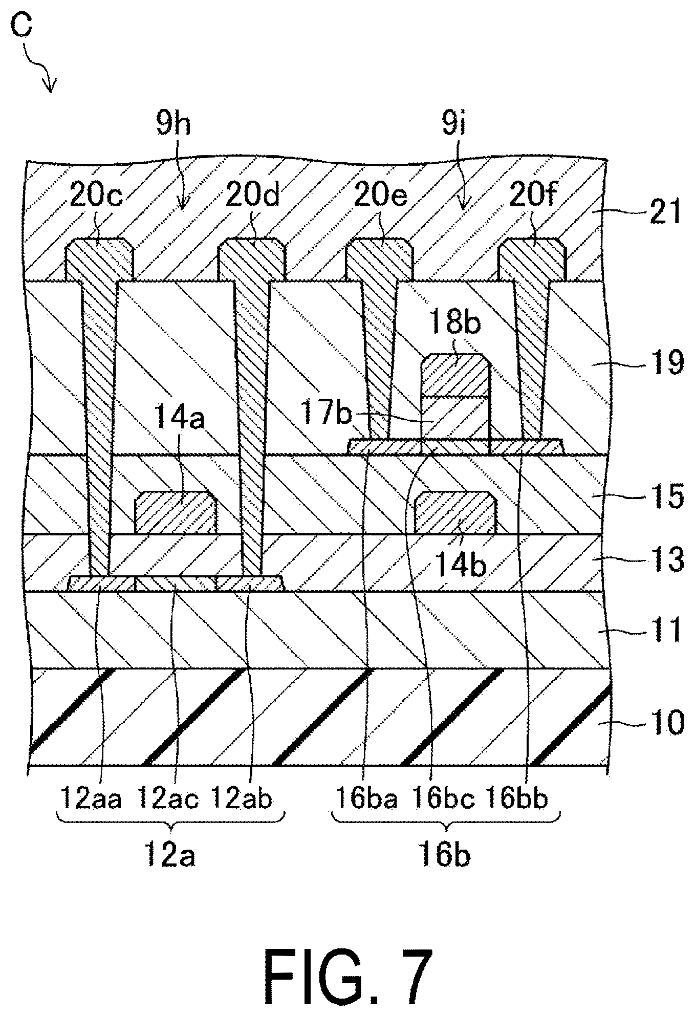 Patent US12592194 Figure 7 – Display device