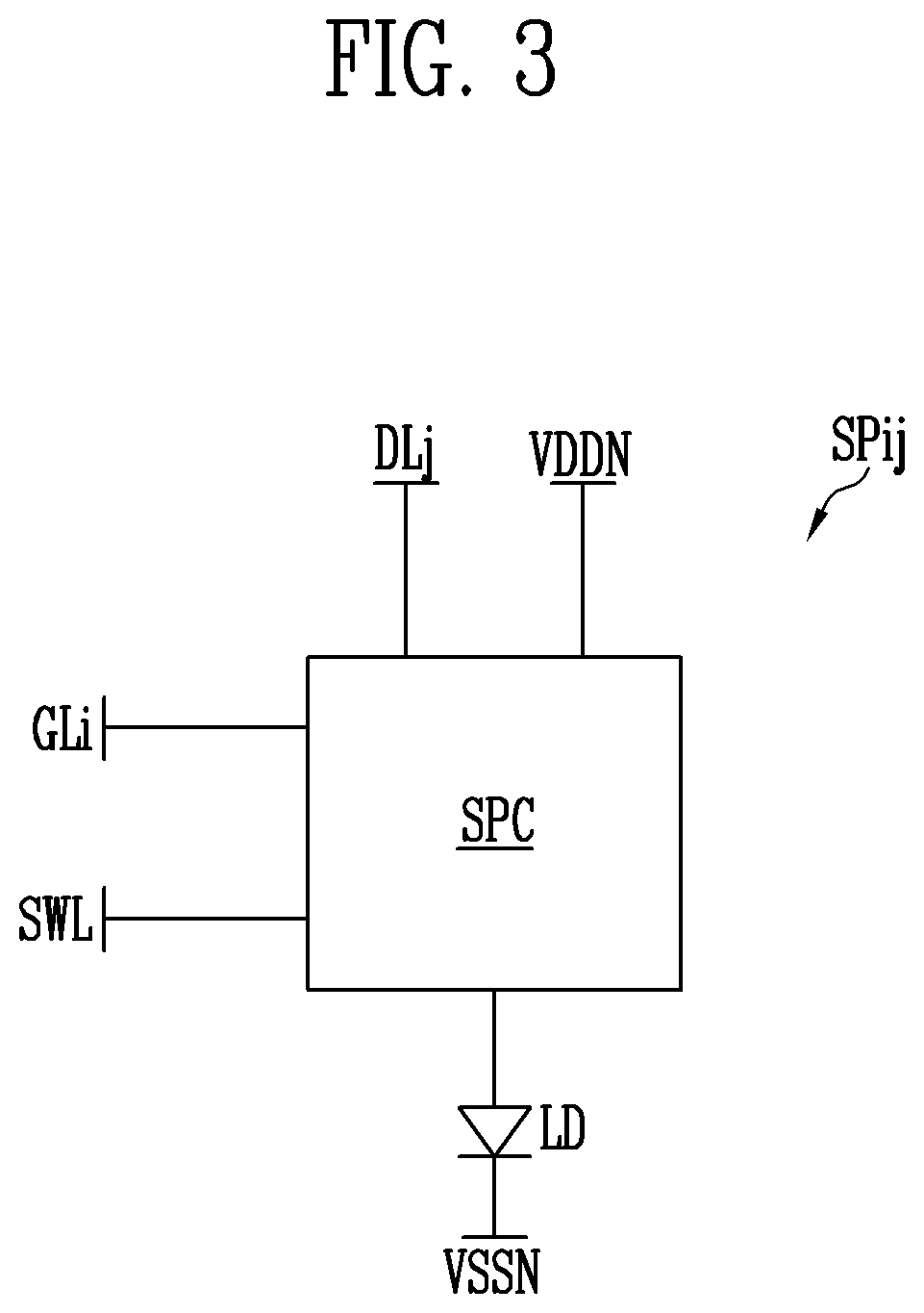 Patent US12592195 Figure 3 – Display panel and display system including the same
