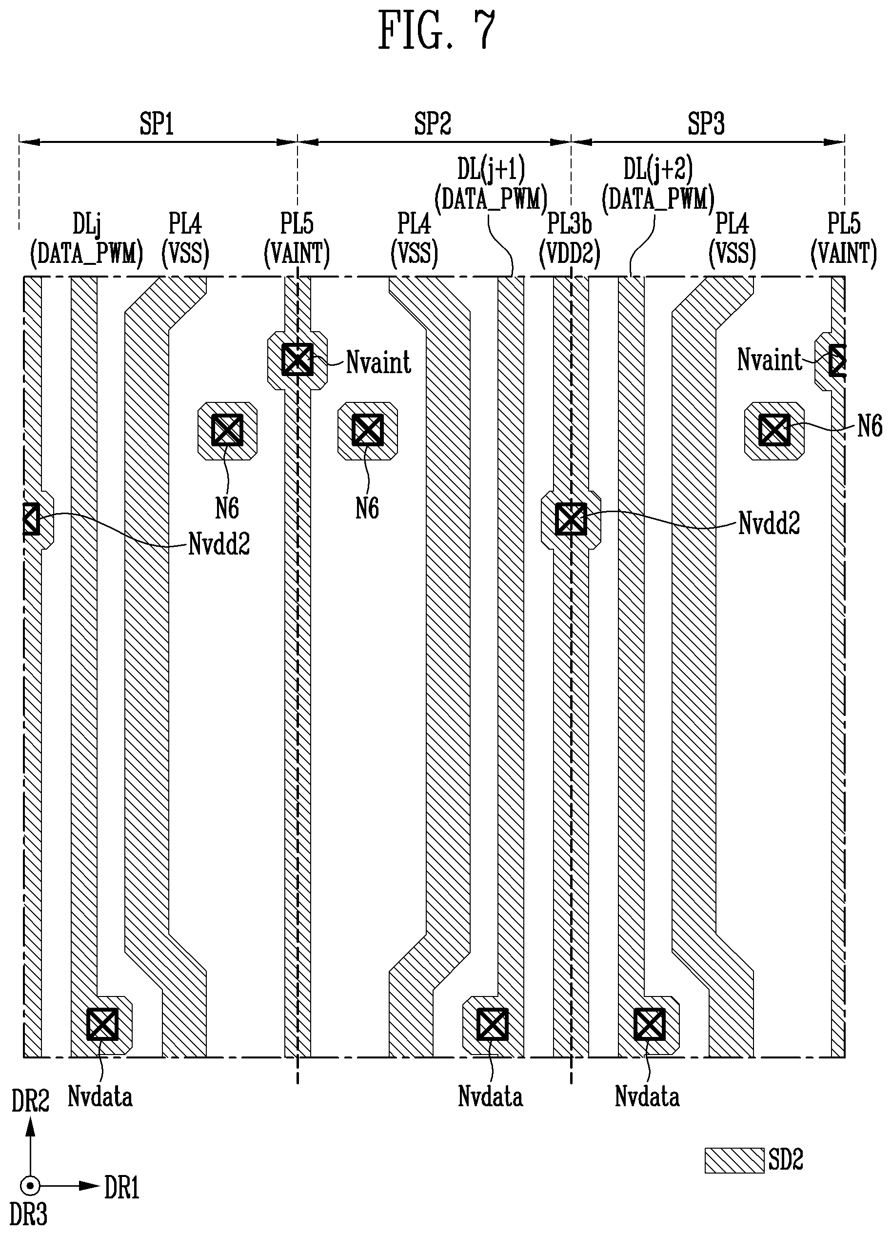 Patent US12592195 Figure 7 – Display panel and display system including the same