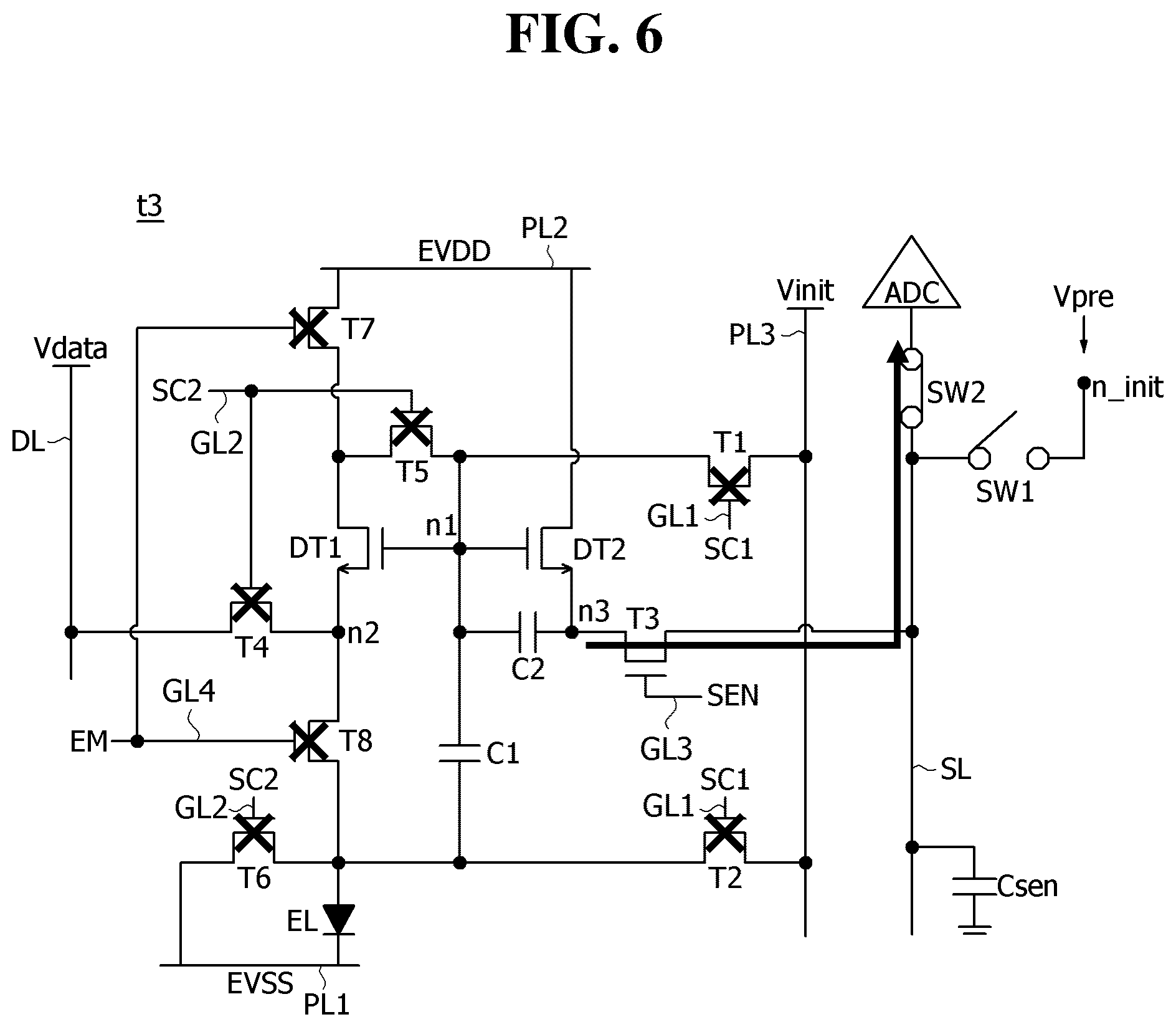 Patent US12592198 Figure 6 – Pixel circuit and display device including the same