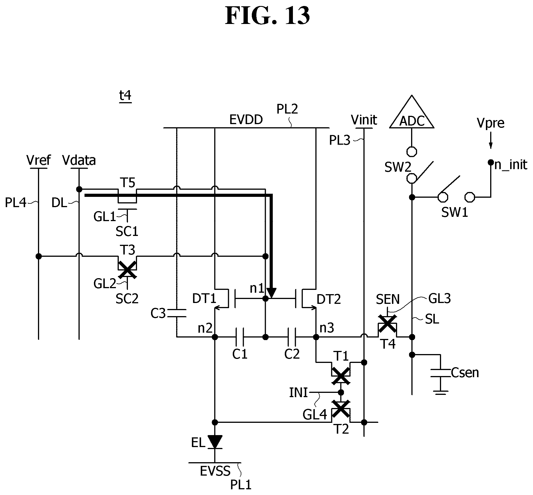 Patent US12592198 Figure 13 – Pixel circuit and display device including the same