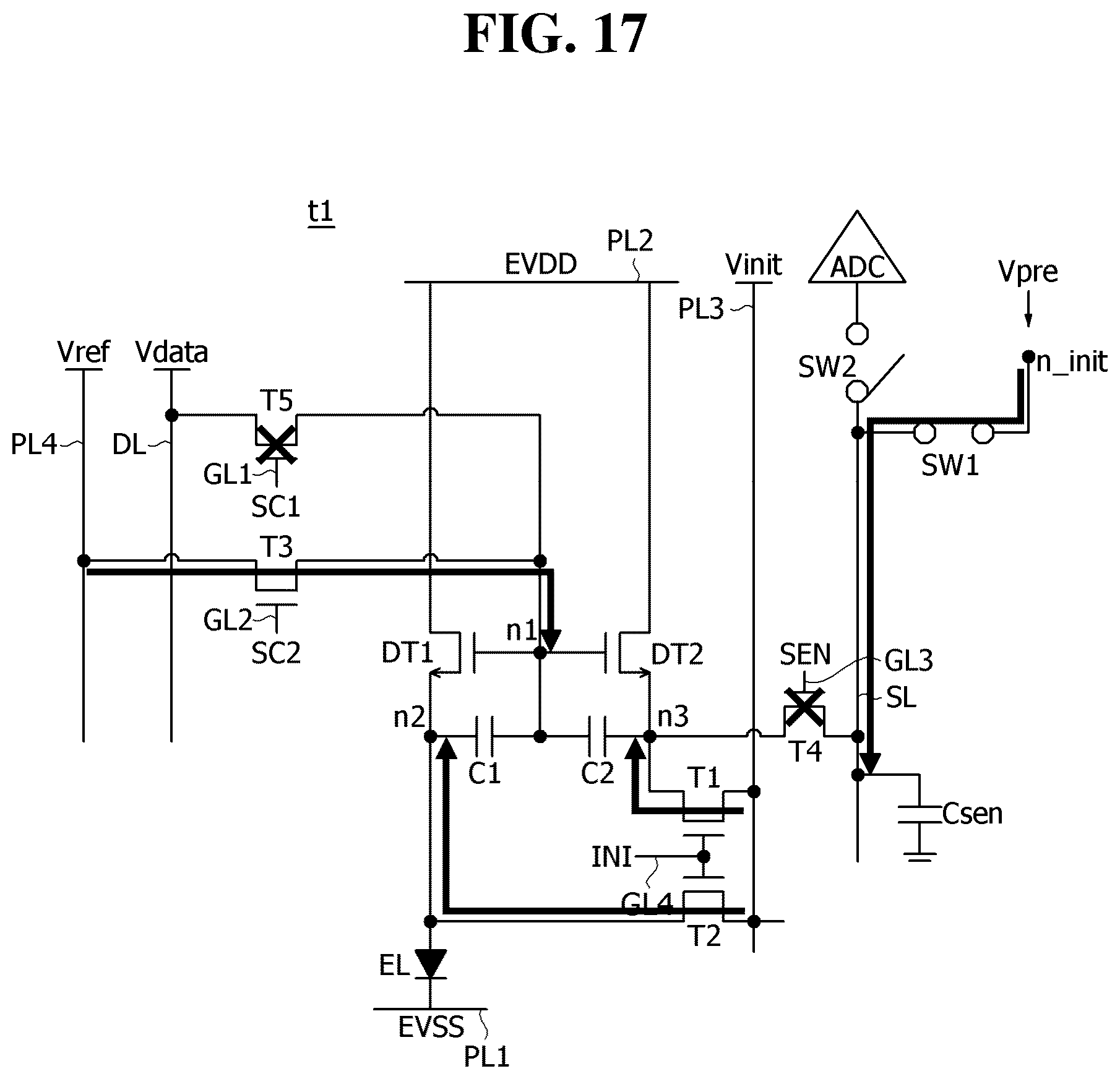 Patent US12592198 Figure 17 – Pixel circuit and display device including the same