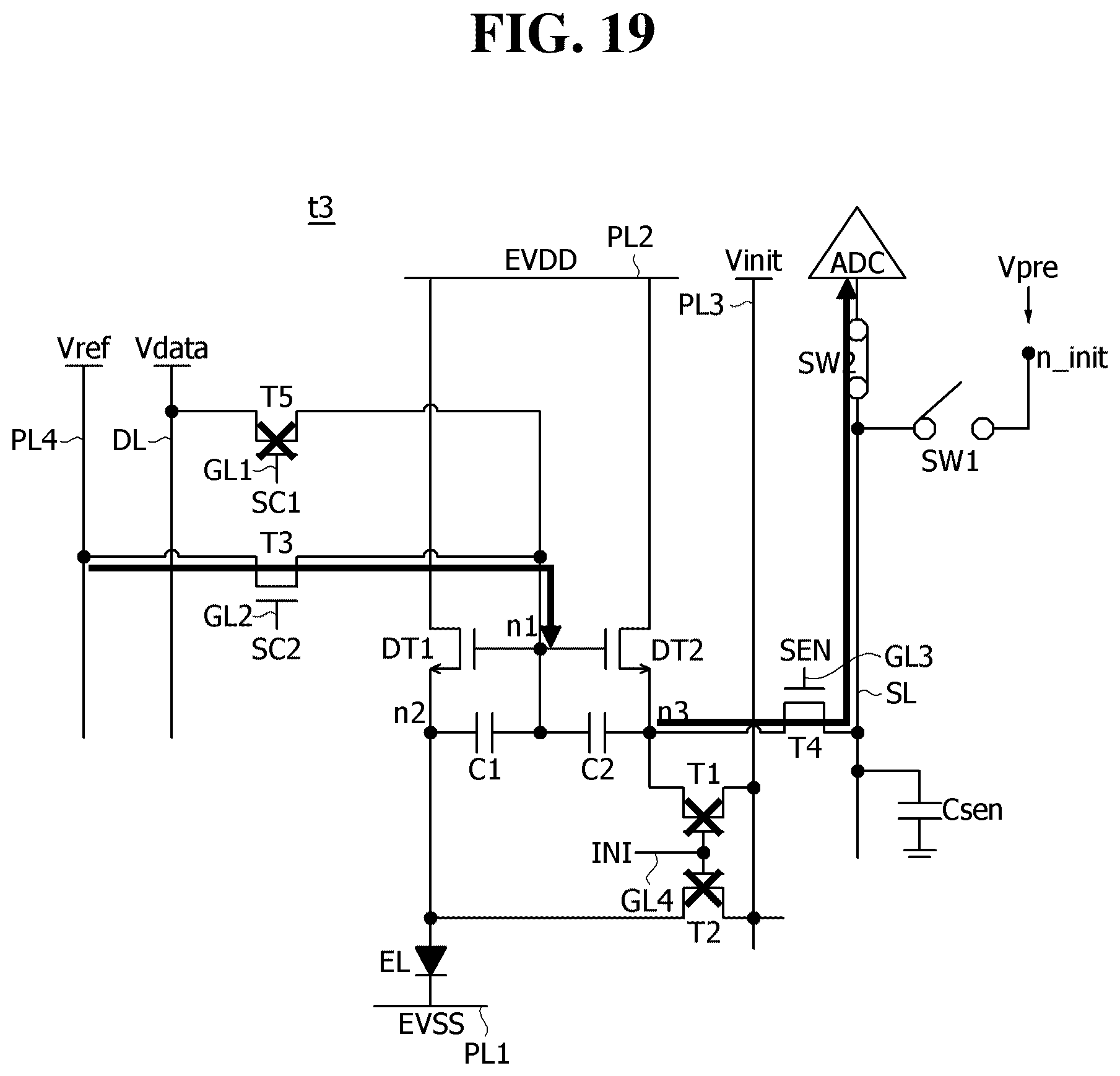Patent US12592198 Figure 19 – Pixel circuit and display device including the same