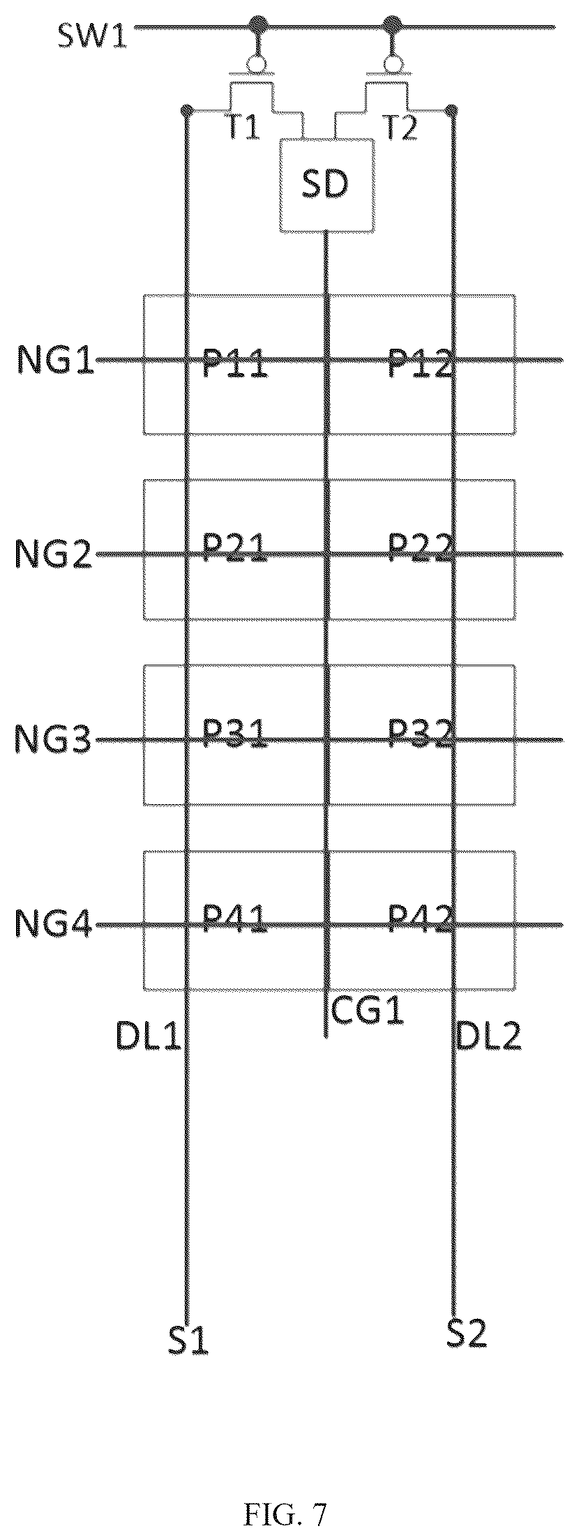 Patent US12592199 Figure 7 – Driving circuit, driving method, pixel circuit, display panel and display device