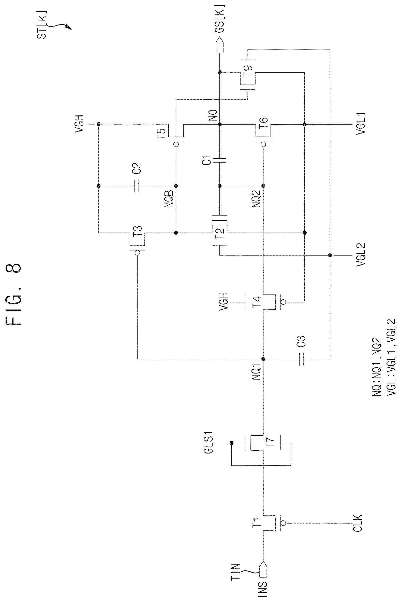 Patent US12592201 Figure 8 – Gate driver and electronic apparatus including the same