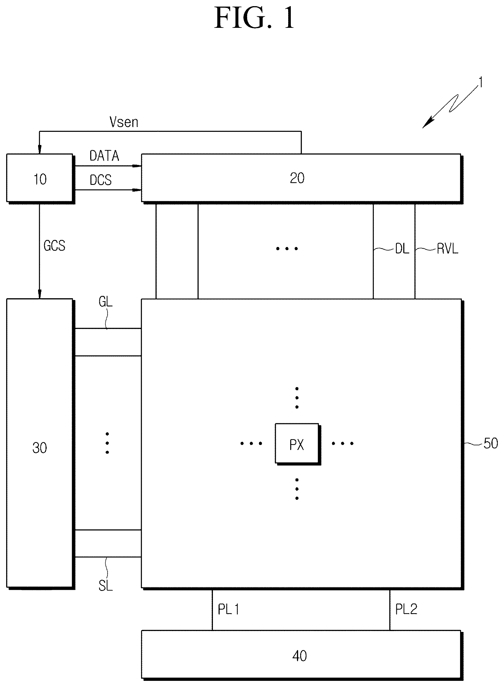 Patent US12592202 Figure 1 – Display device and driving method thereof