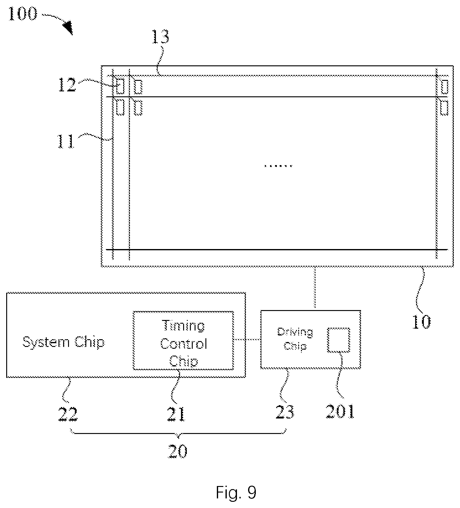 Patent US12592206 Figure 5 – Display device