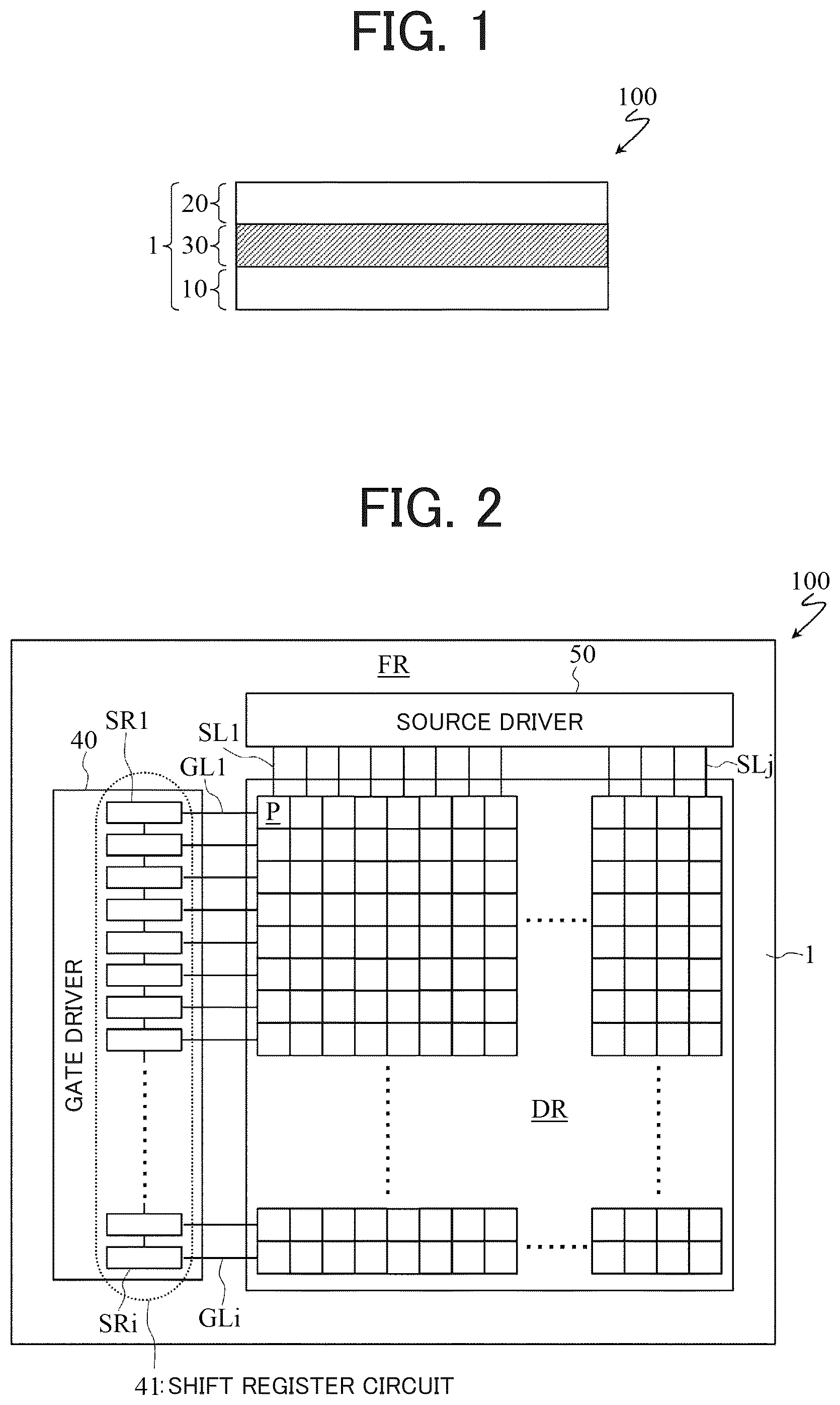 Patent US12592208 Figure 1 – Display device