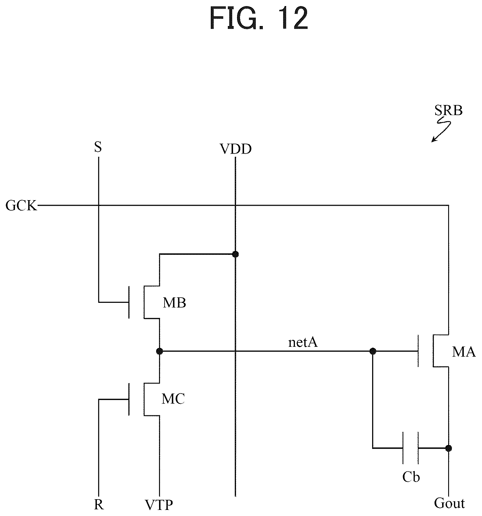 Patent US12592208 Figure 8 – Display device