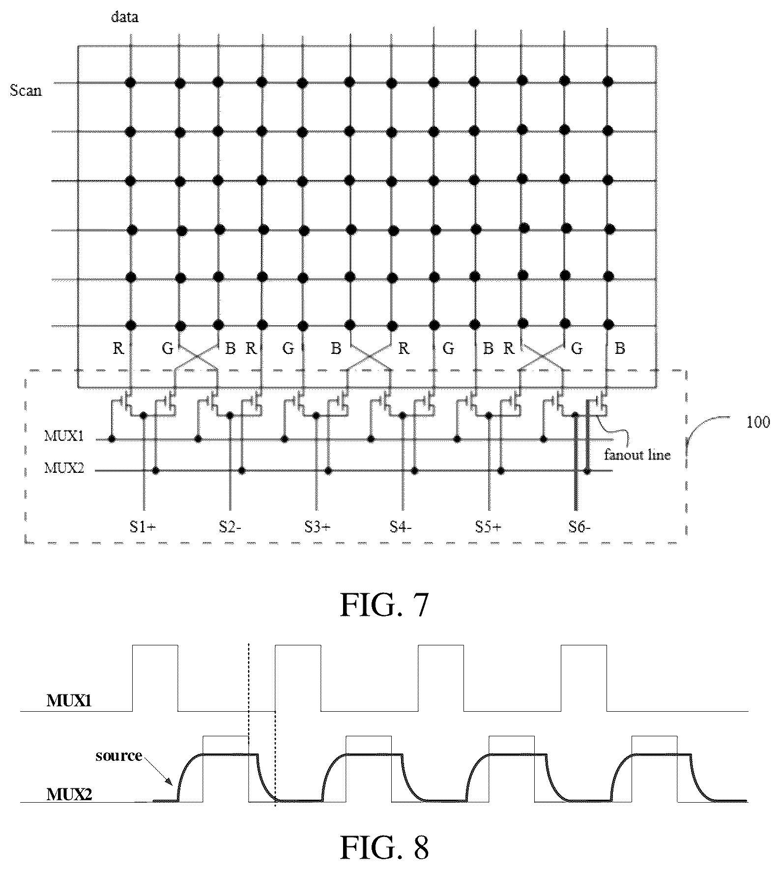 Patent US12592209 Figure 4 – Multiplexed display panel preventing surface noise generated during switching of switching transistor, multiplexed display device, and driving method for multiplexed display panel