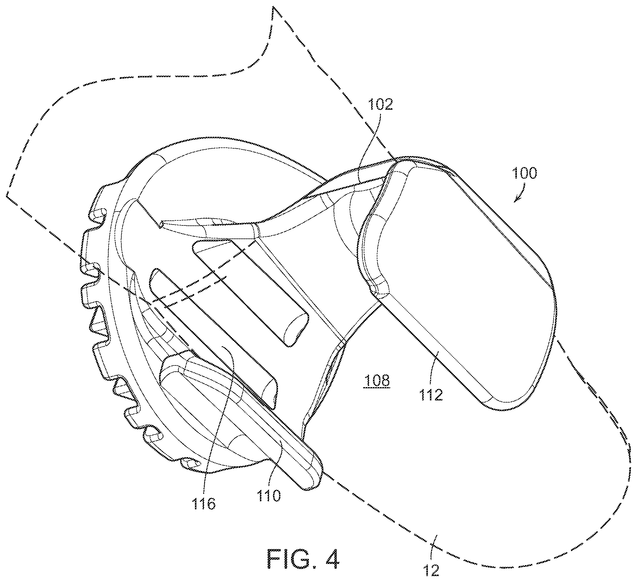 Patent US12592213 Figure 3 – Tap guitar pick