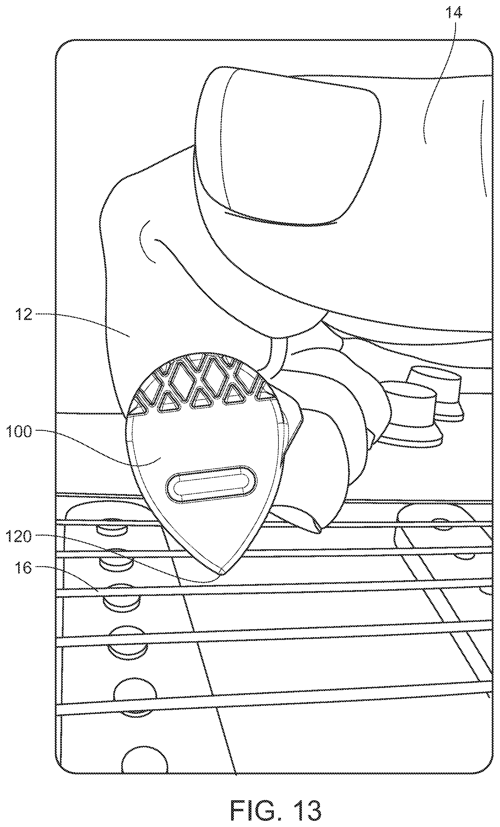 Patent US12592213 Figure 12 – Tap guitar pick