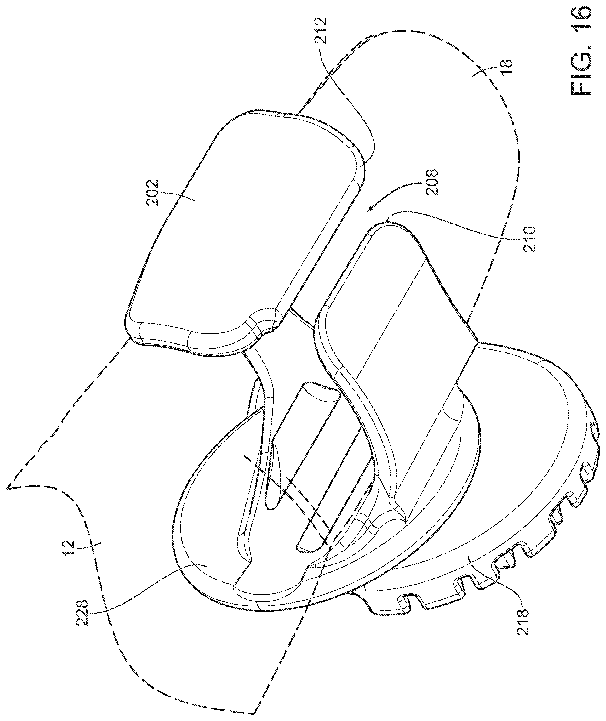 Patent US12592213 Figure 15 – Tap guitar pick
