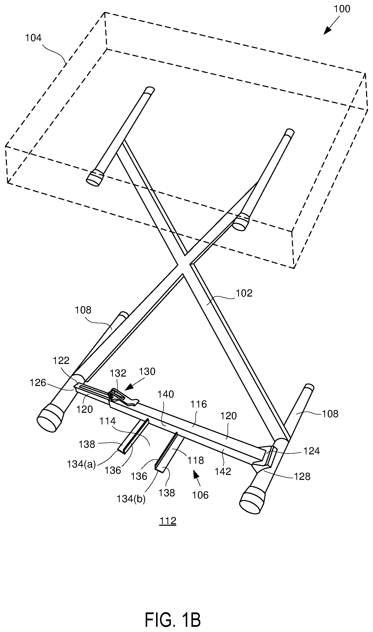 Patent US12592214 Figure 2 – Foot controlled switch stabilizing apparatus
