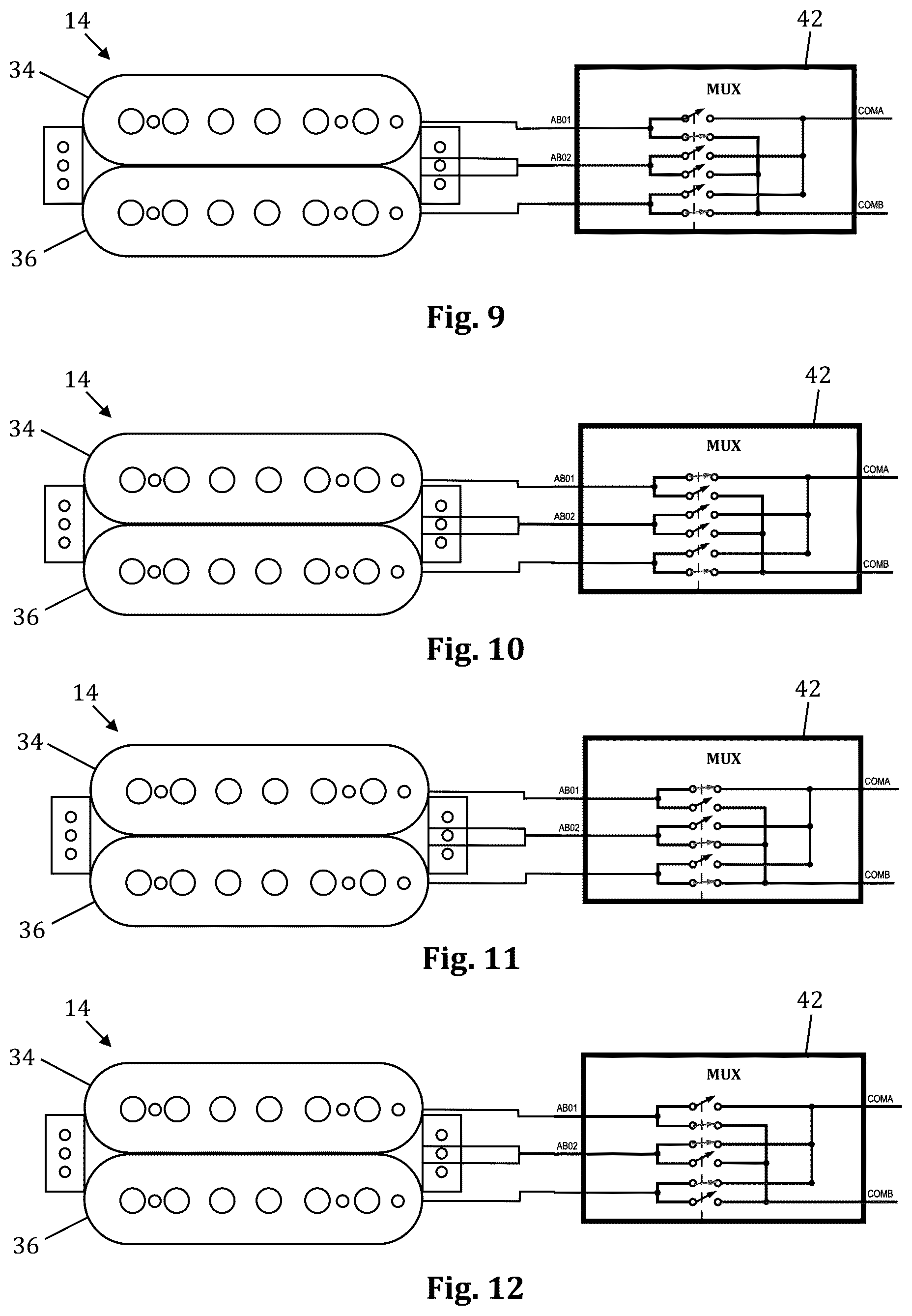 Patent US12592215 Figure 6 – Wireless switching system for musical instruments and related methods