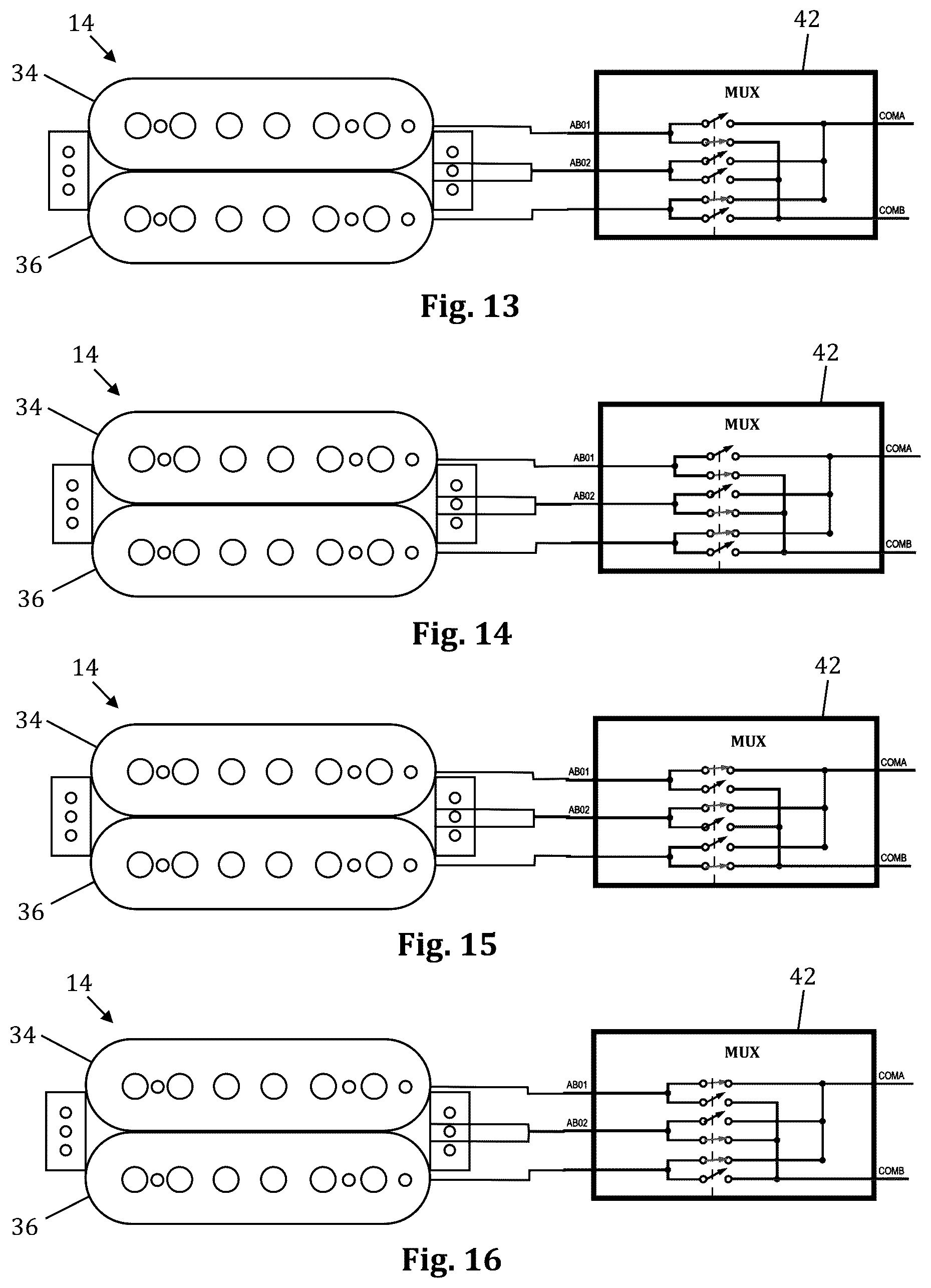 Patent US12592215 Figure 7 – Wireless switching system for musical instruments and related methods