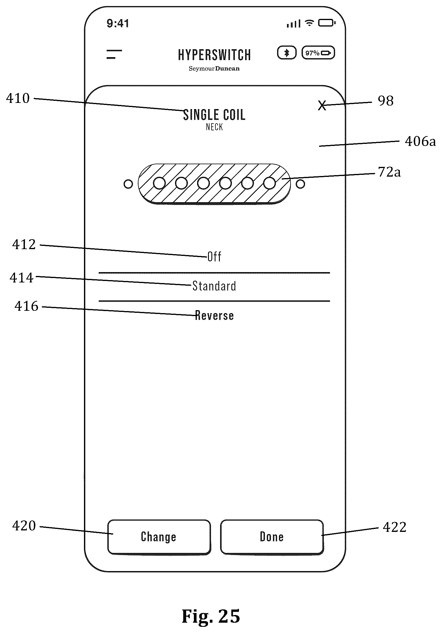 Patent US12592215 Figure 15 – Wireless switching system for musical instruments and related methods