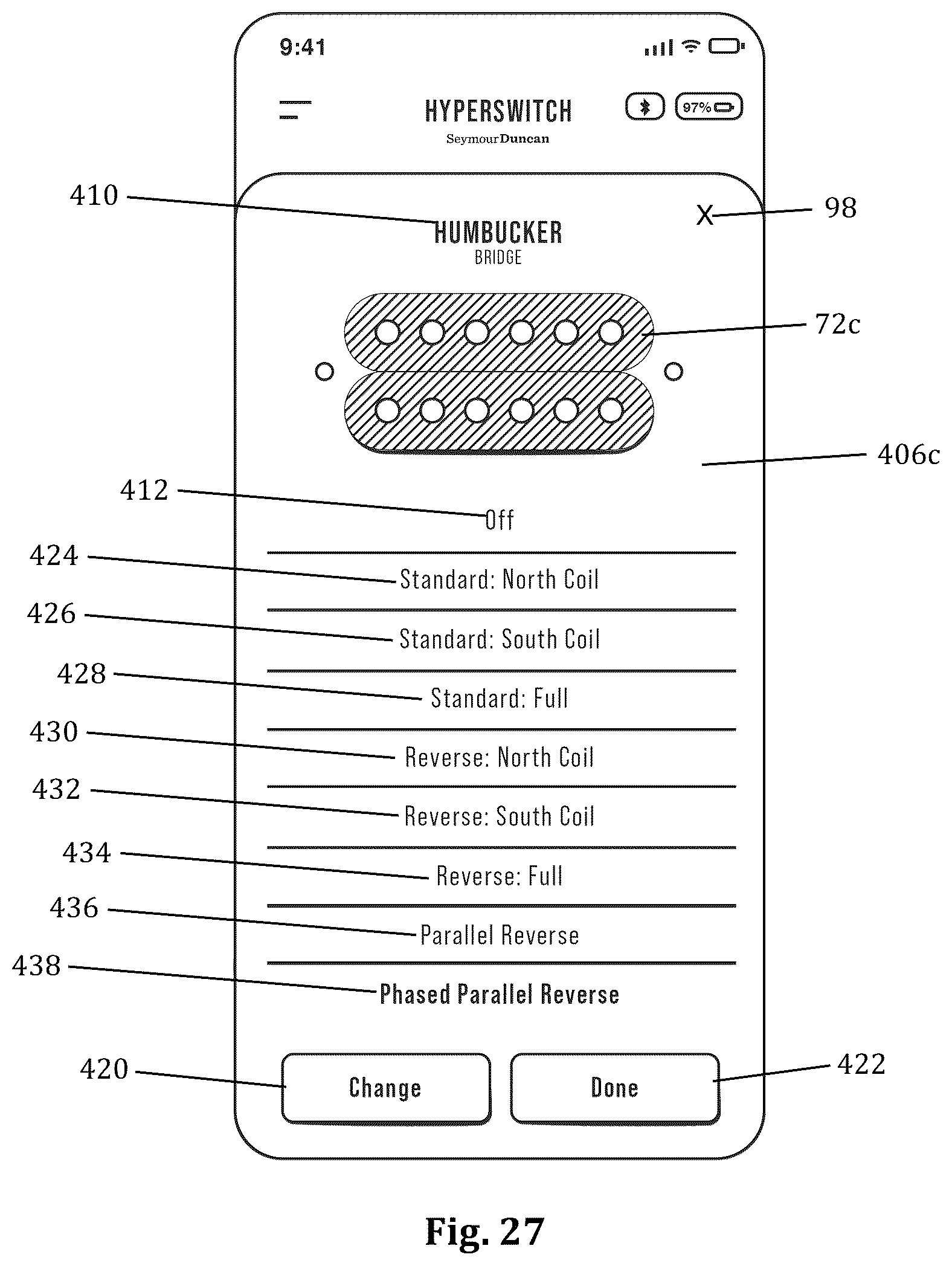 Patent US12592215 Figure 17 – Wireless switching system for musical instruments and related methods