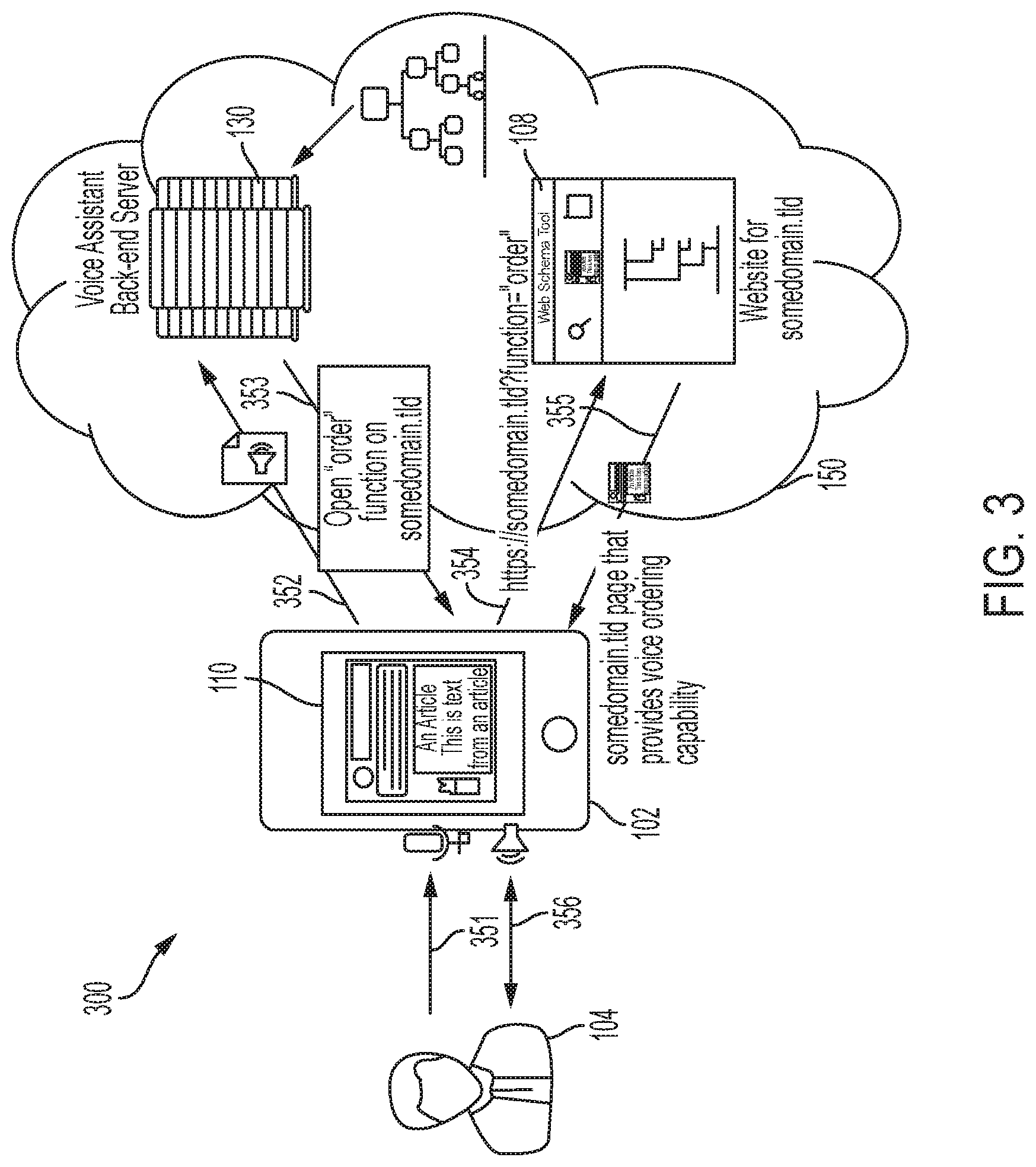 Patent US12592231 Figure 3 – Transitioning voice interactions
